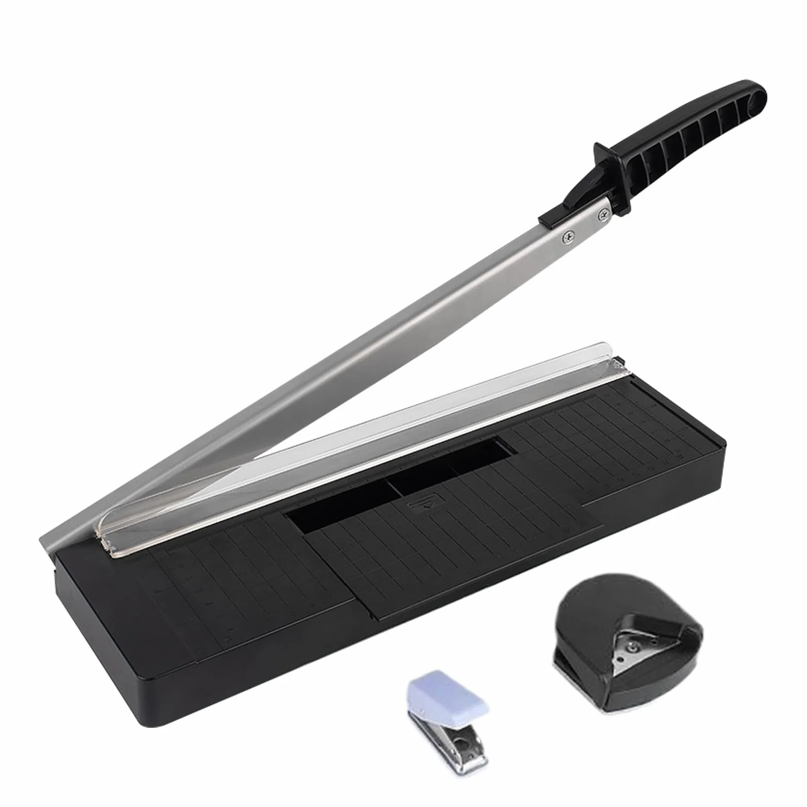 Paper Cutter, Heavy Duty Photo Trimmer, 13.39x4.13in Multifunctional Craft Supplies, Portable Precision Studio Gadgets, Precise Cutting Blade for Scrapbooking, Filing Projects