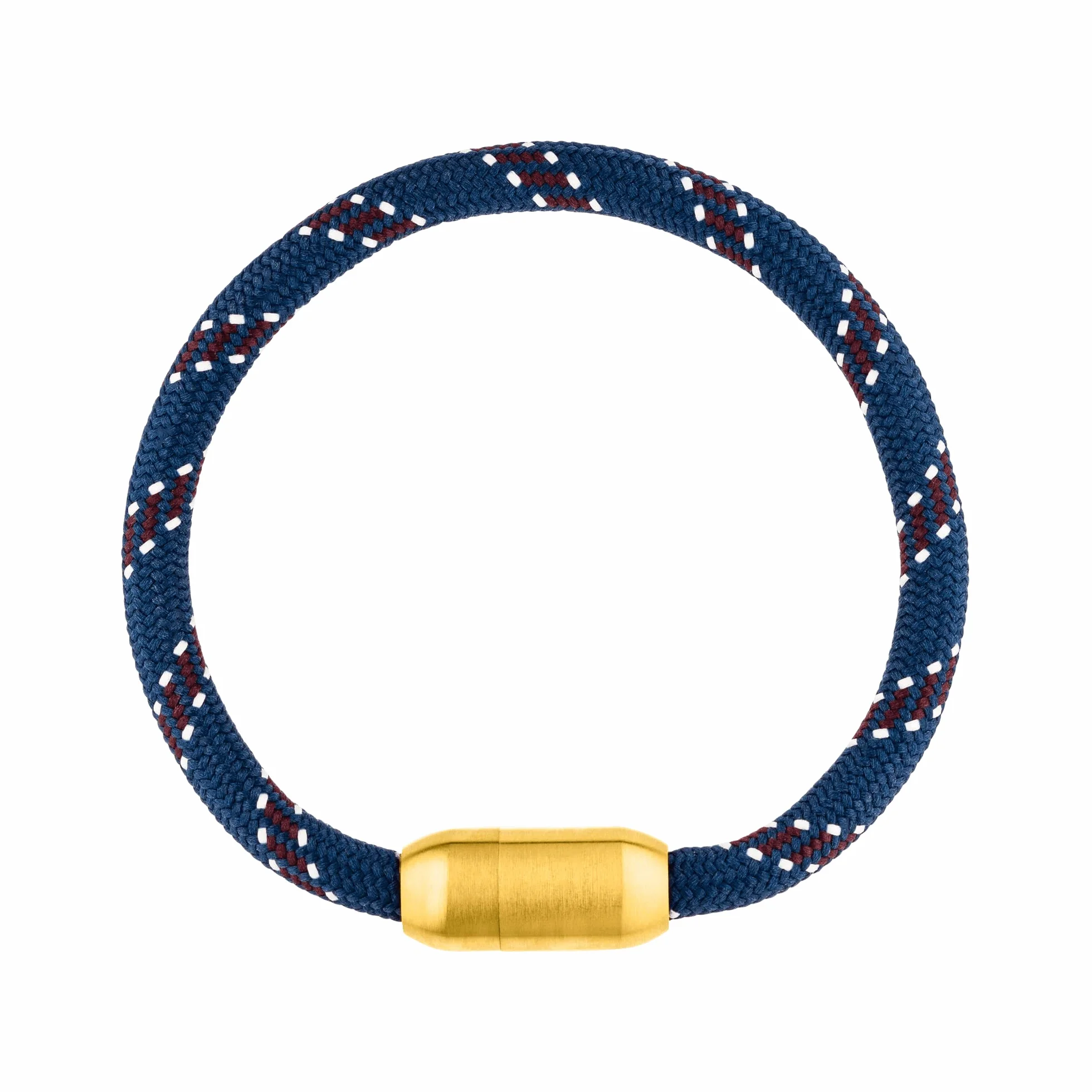 Purelei® Surfer (złota, srebrna), męska bransoletka z tkaniny i stali nierdzewnej, wodoodporna, magnetyczna bransoletka męska, bransoletka Paracord, dla kobiet i mężczyzn, jeden rozmiar