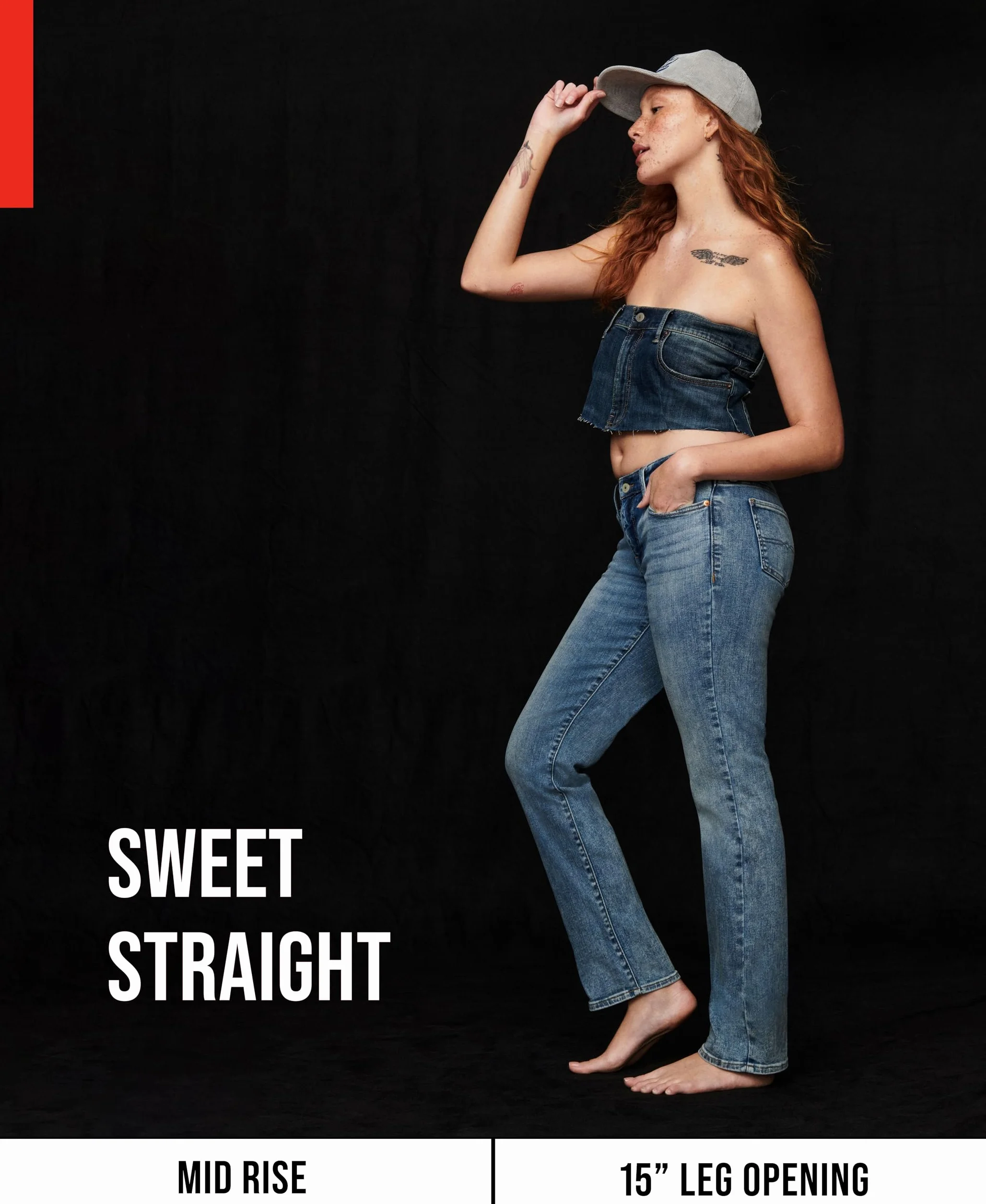 Lucky Brand Jeans damski Mid Rise Sweet Straight