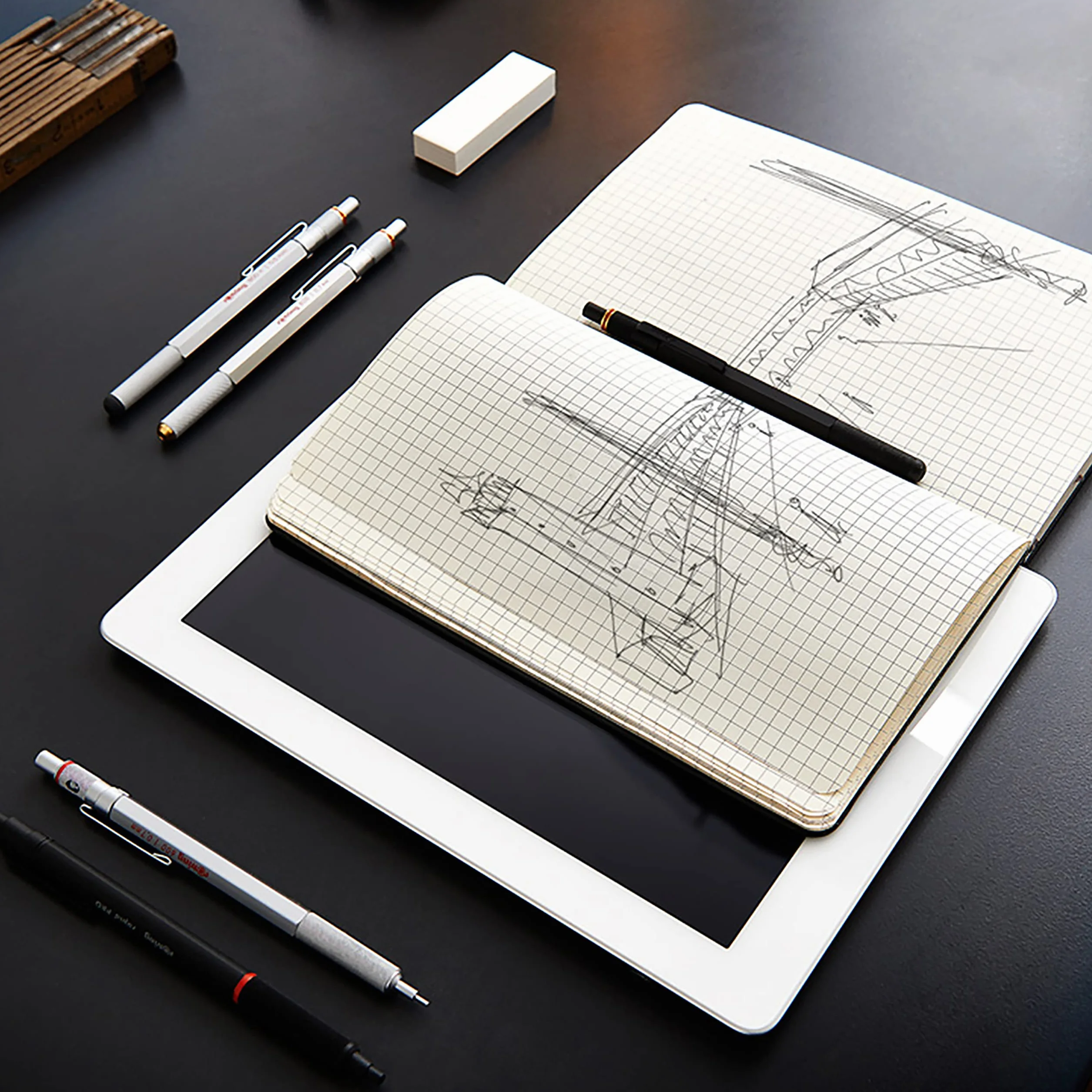 Rotring 800 1904447 Ołówek Automatyczny, Czarny, 0.5mm