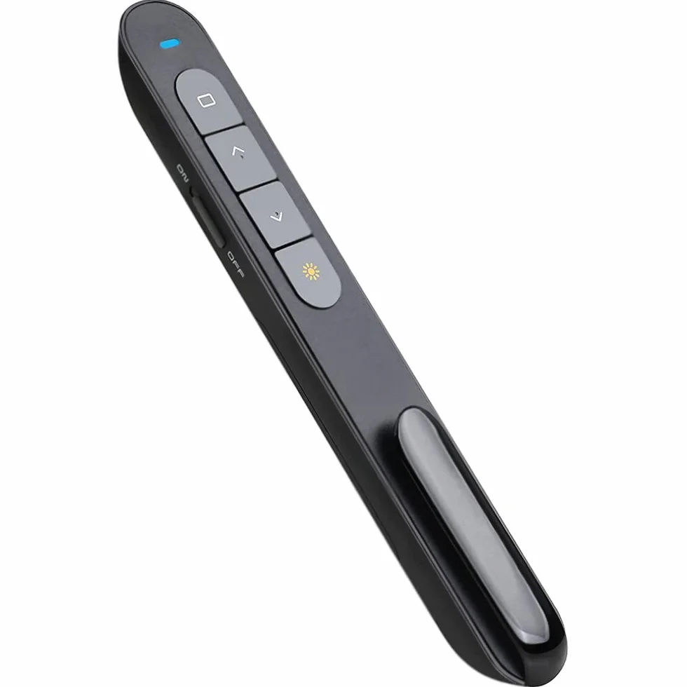 Clicker do prezentacji dla pilota programu PowerPoint, głośność hiperłącza bezprzewodowy prezenter zdalny wskaźnik prezentacji, zdalny przycisk prezentacji USB Slide Advancer PPT Clicker dla laptopa
