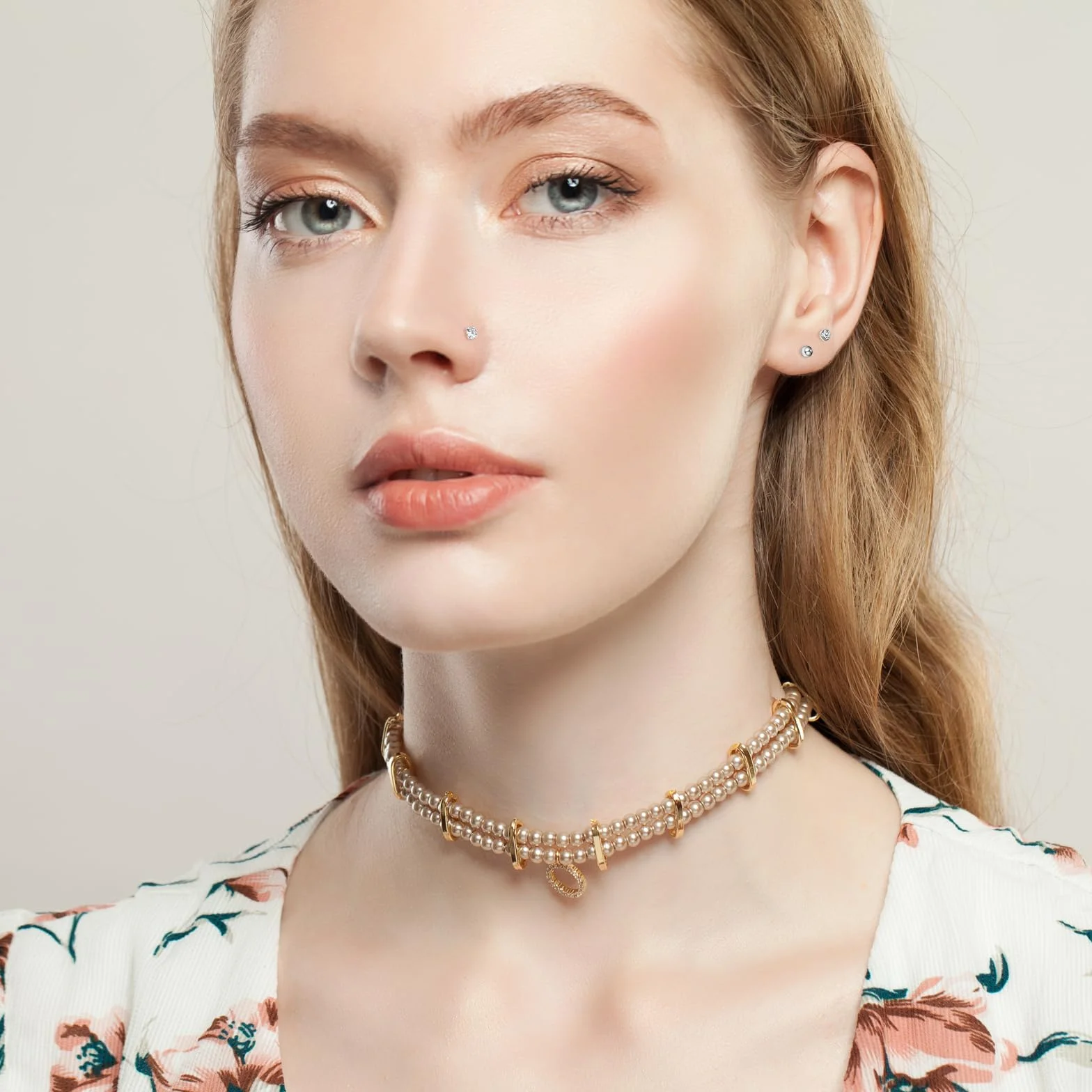 Tucnoeu 6 sztuk srebrnych kolczyków do wargi, tragus, piercing do uszu, helix, stal chirurgiczna, zestaw biżuterii 8mm pręt z cyrkonią, dla mężczyzn i kobiet, 15 cm, Metal, No Gemstone