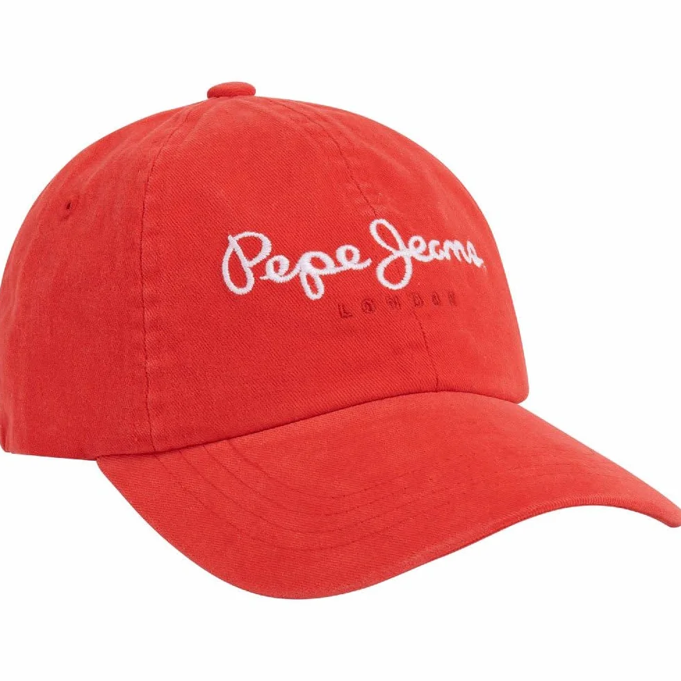 Pepe Jeans Dziewczęca czapka Oni, czerwona (Crispy Red), jeden rozmiar, Czerwony (Crispy Red), Rozmiar uniwersalny