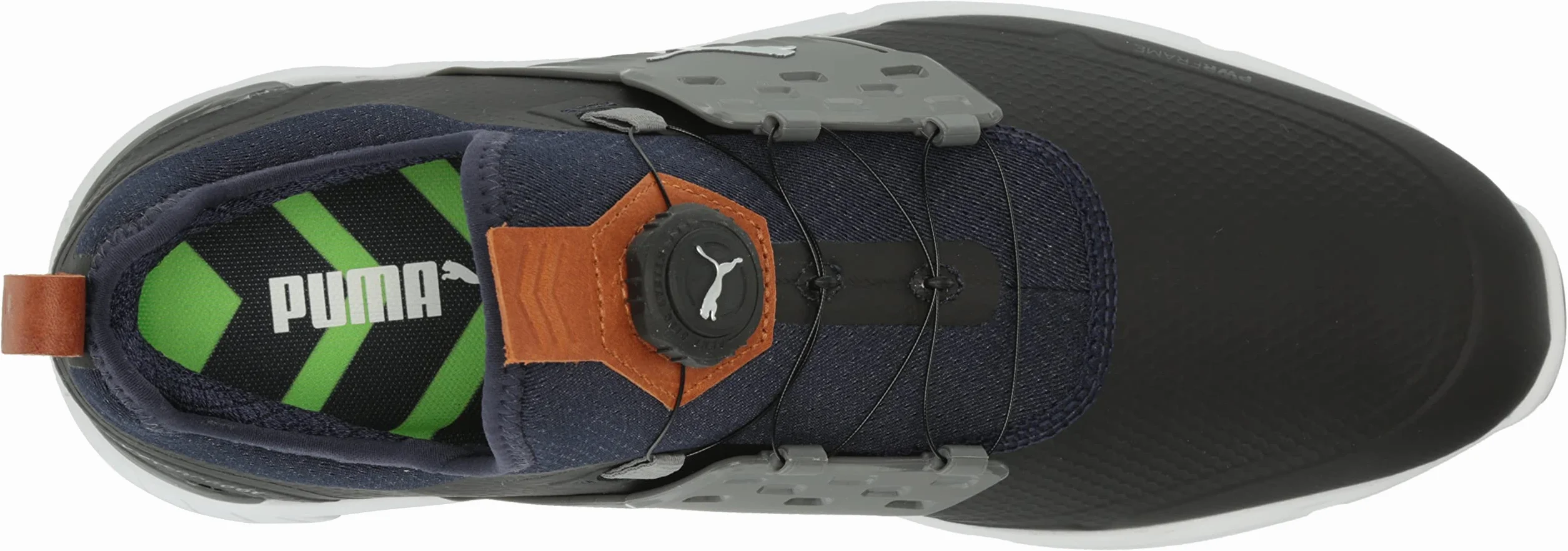 PUMA GOLF Ignite Articulate Disc męskie buty golfowe, Peacoat Puma Cichy odcień w kolorze srebrnym, 43 EU