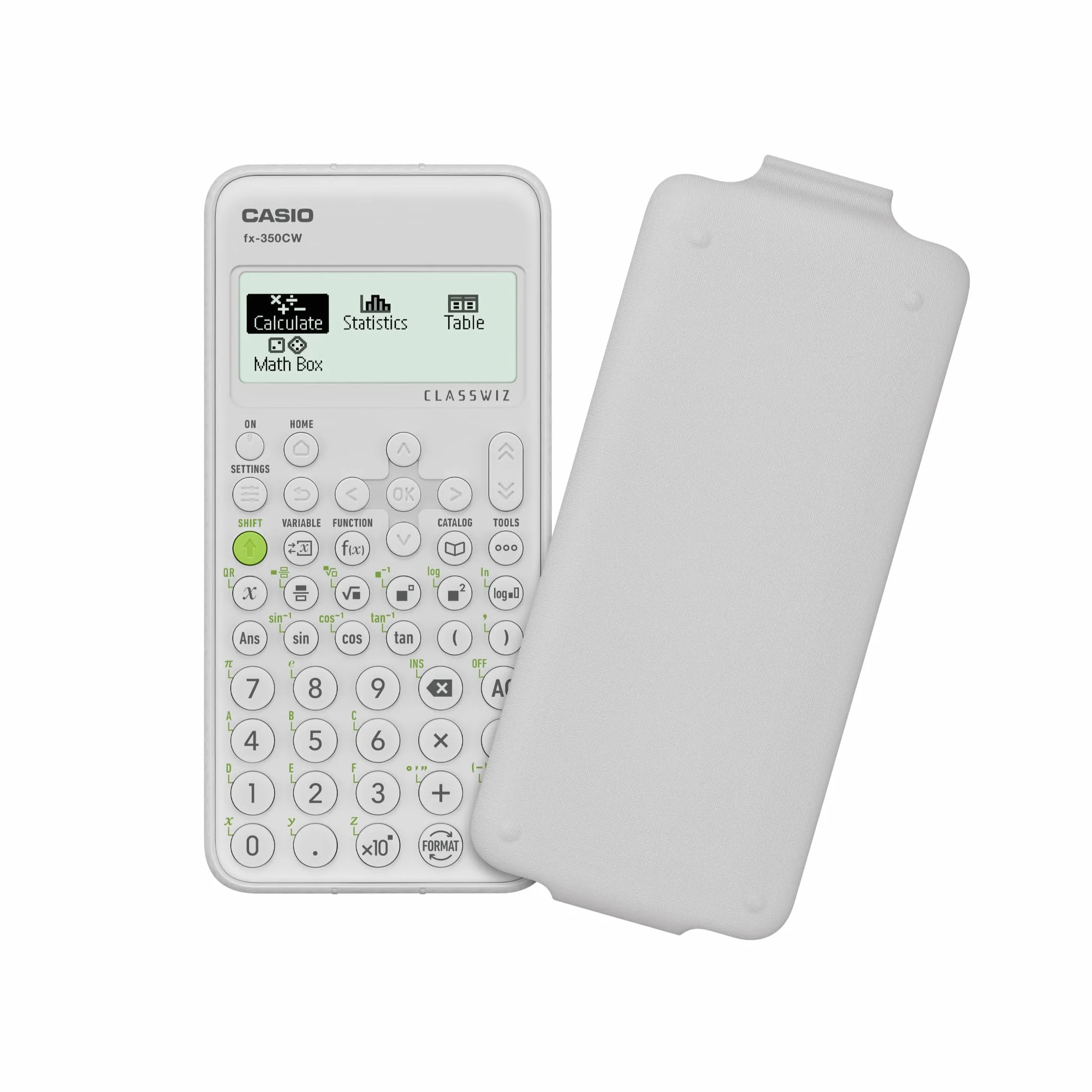 Casio FX-350CW Kalkulator Naukowy, Szary, 290 funkcji