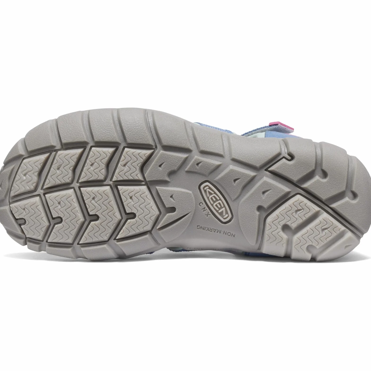 KEEN Sandały dziecięce unisex Seacamp 2 CNX, Coronet niebieski gorący róż, 38 EU