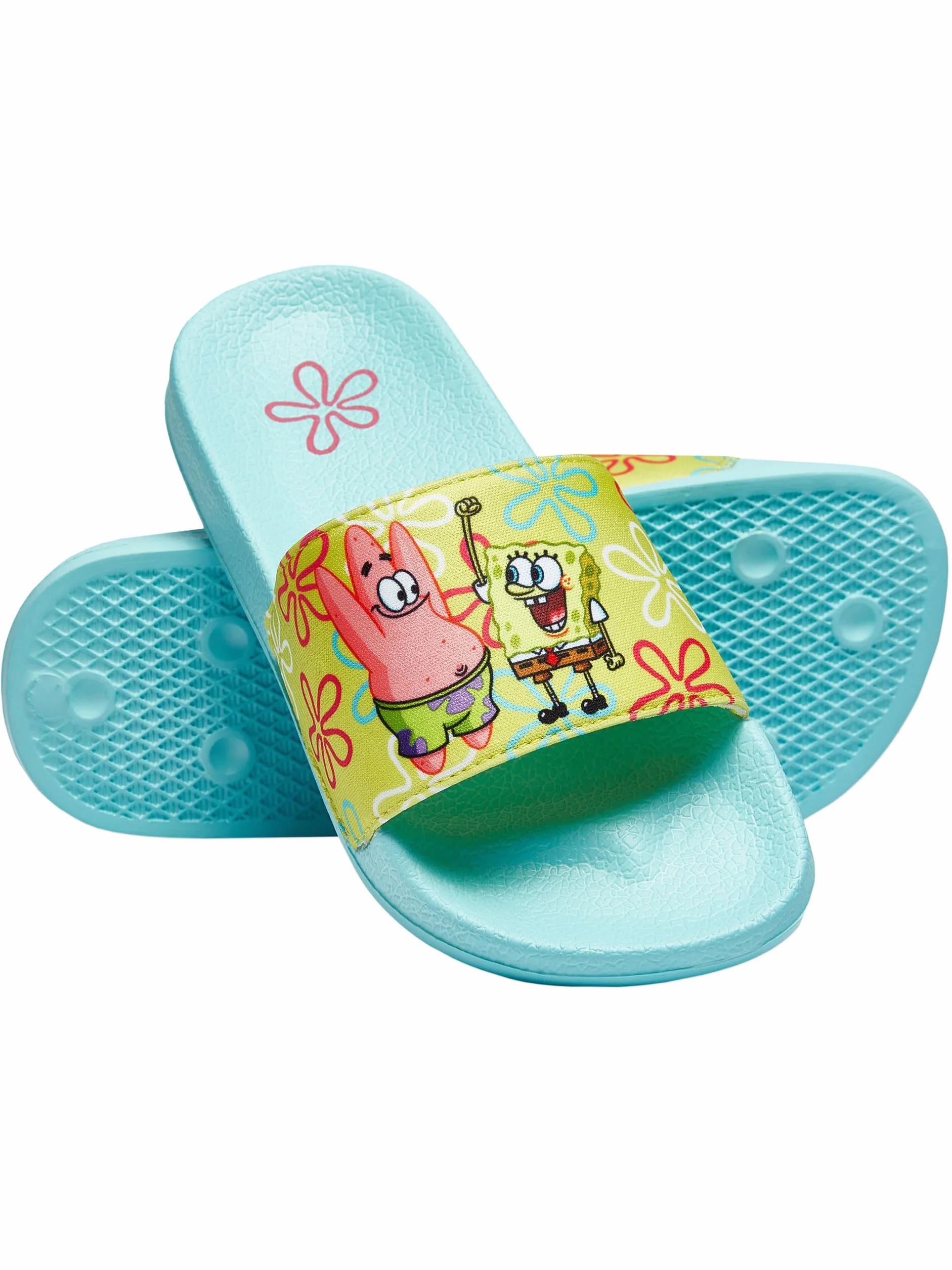 SPONGEBOB KANCIASTOPORTY Klapki dla chłopców | Klapki plażowe SpongeBob i Patrick | Letnie Sandały
