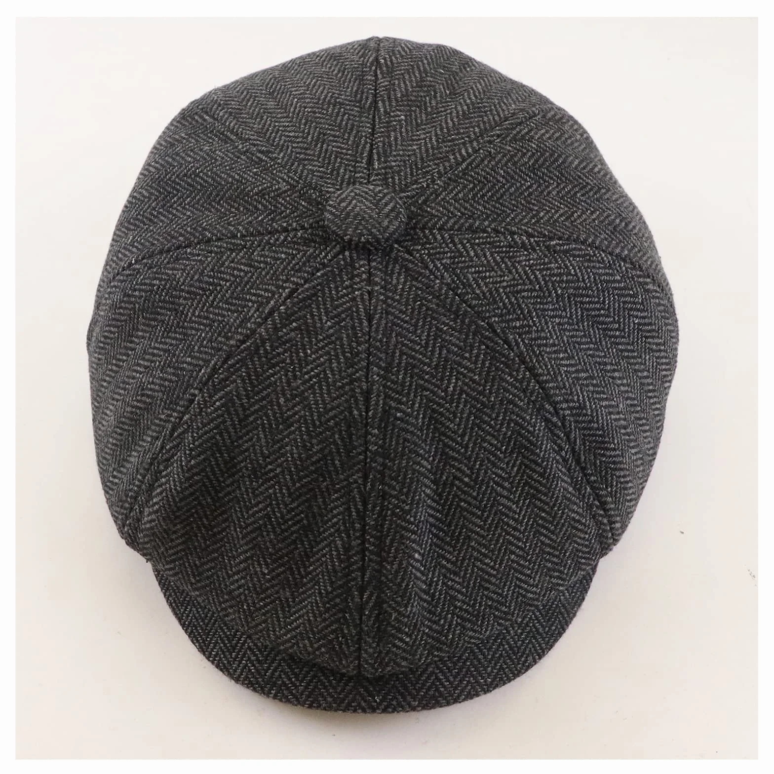 Zimowa płaska czapka męska, czapka beanie typu jodełka, czapka beret Oomo w jodełkę, irlandzka czapka Baker Boy płaska czapka gazeciarza czapka