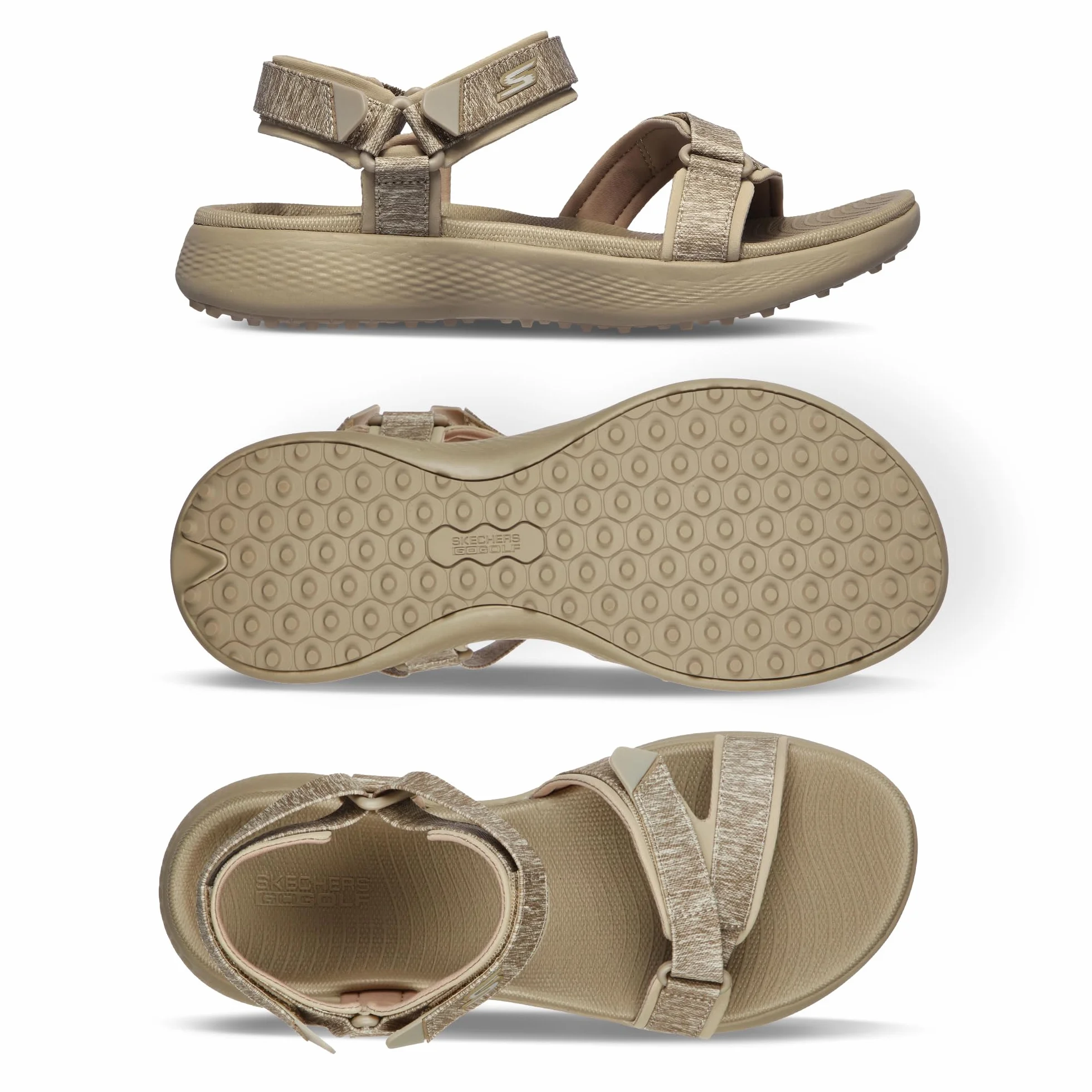 Skechers 600 Damskie sandały golfowe bez kolców.