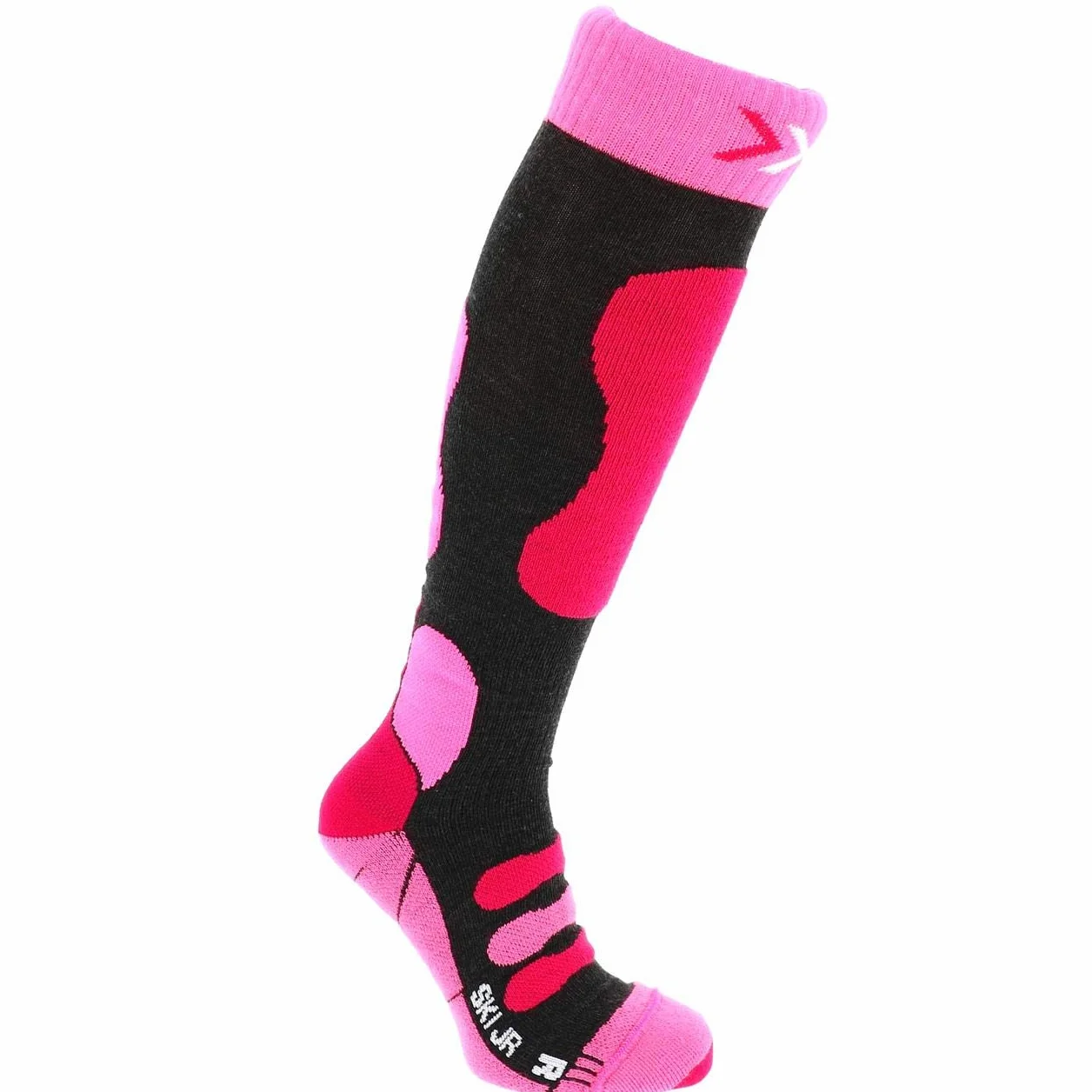 X-Socks Dzieci Ski Jr 4.0 Skarpety Anthracite Melange/Fluo P 36-38