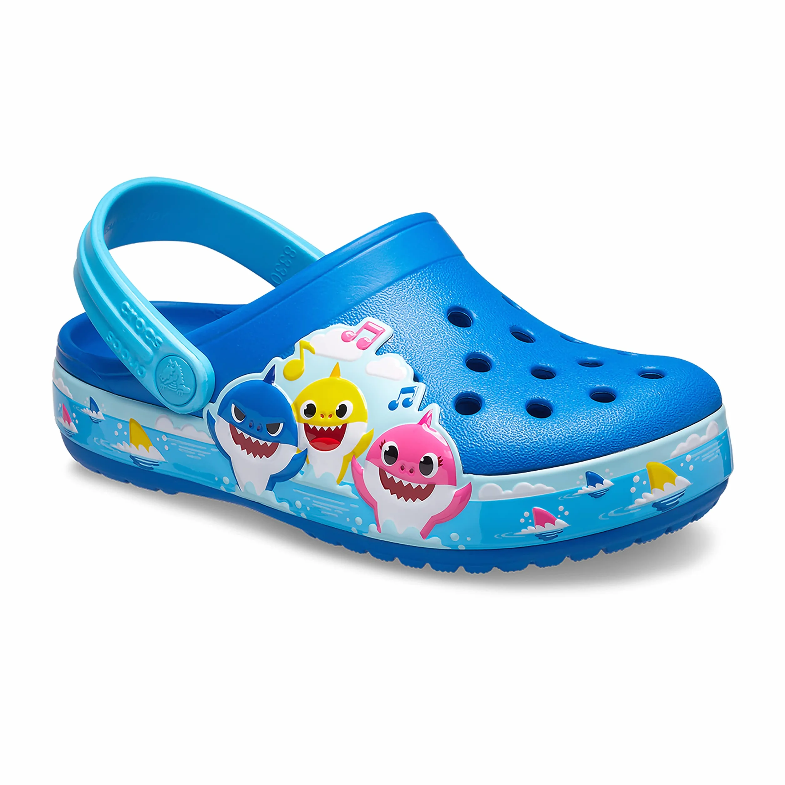 Crocs Uniseks - dzieci Crocs FL Baby Shark Band Clog TChodak