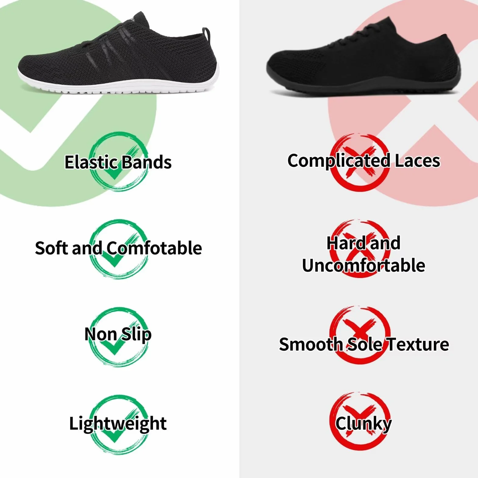Merdoo Buty Barefoot Mężczyźni Kobiety Wygodne Buty Sportowe Oddychające Buty Do Biegania Minimalistyczne Buty Fitness Lato Lekkie Buty Do Chodzenia Antypoślizgowe Sneaker Unisex 37-45EU