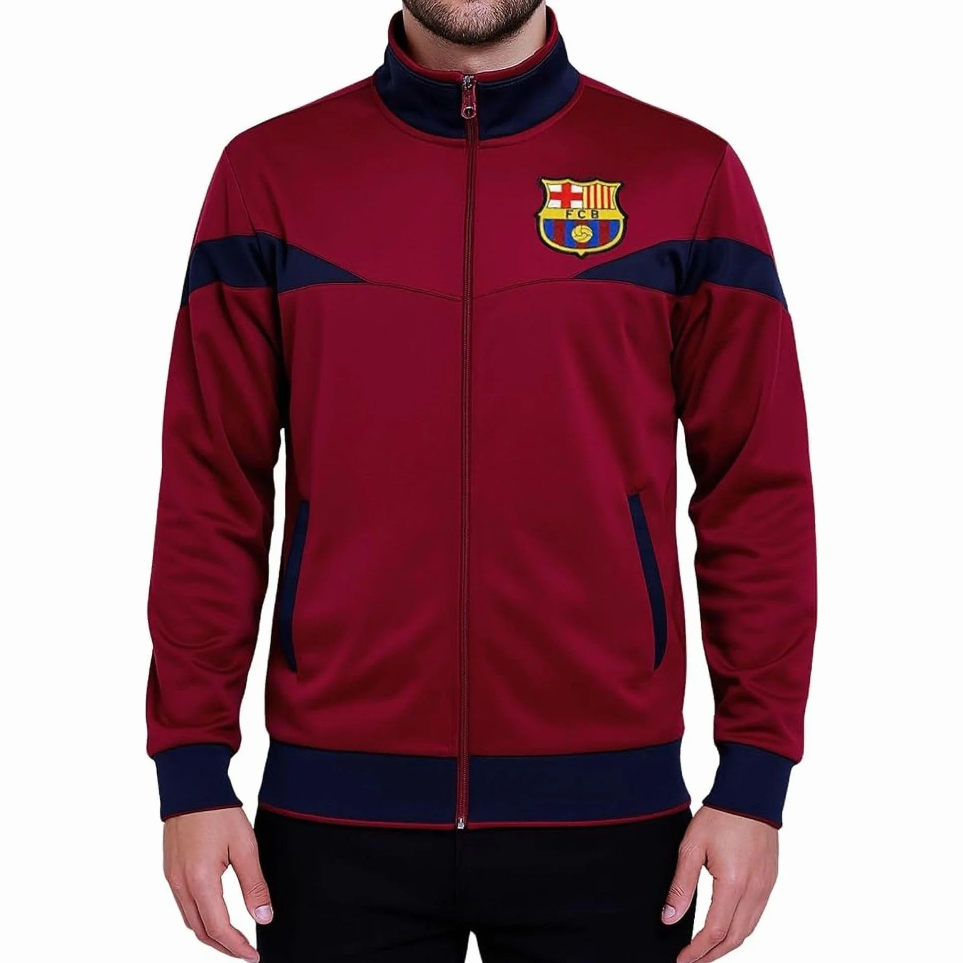 Icon Sports Chłopięca kurtka dresowa z zamkiem błyskawicznym Club America Youth Full-Zip Track Jacket (1 szt.)