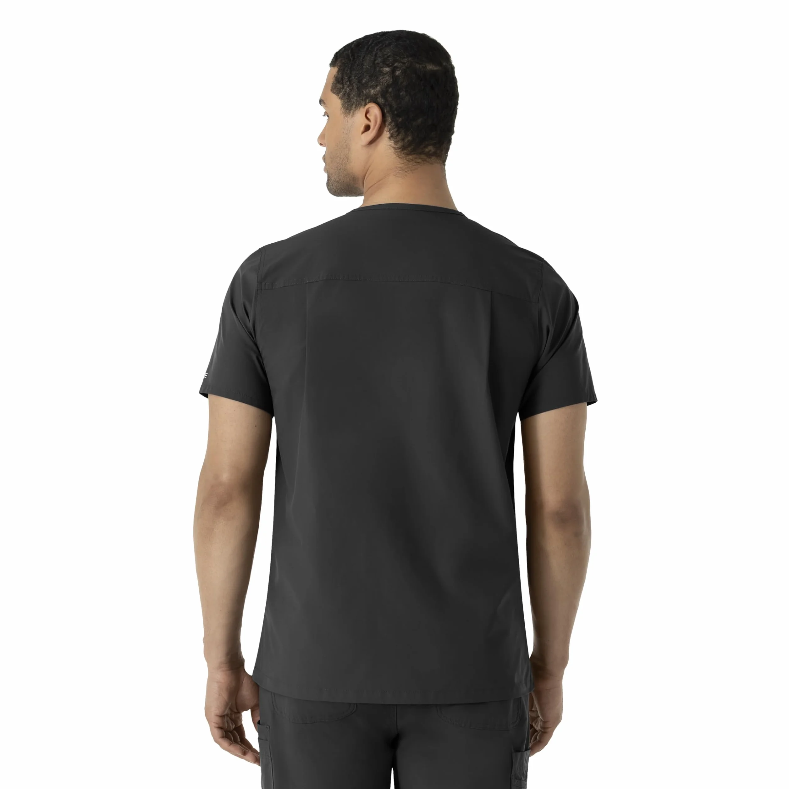 Carhartt Scrubs C16113 Force® Modern Fit V-Neck Top - Small - Black