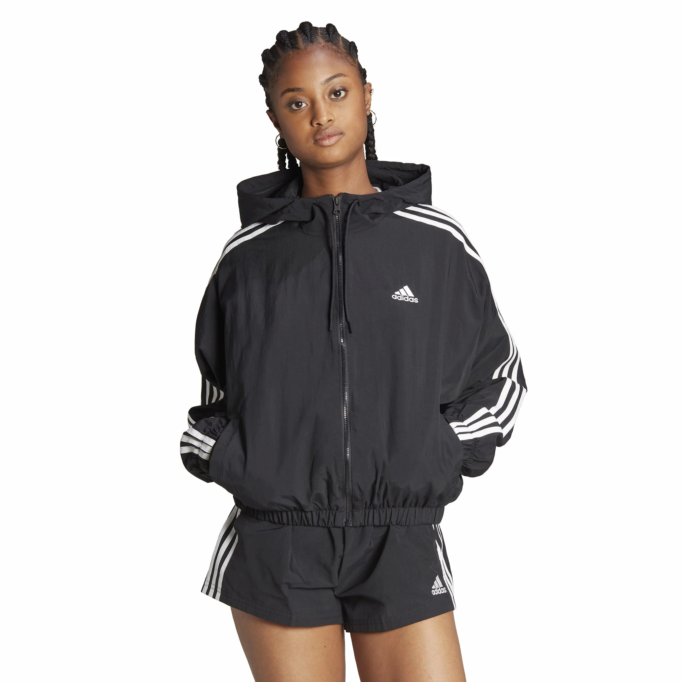adidas Kurtka wiatrówka Kobiety Essentials 3-stripes Woven Windbreaker
