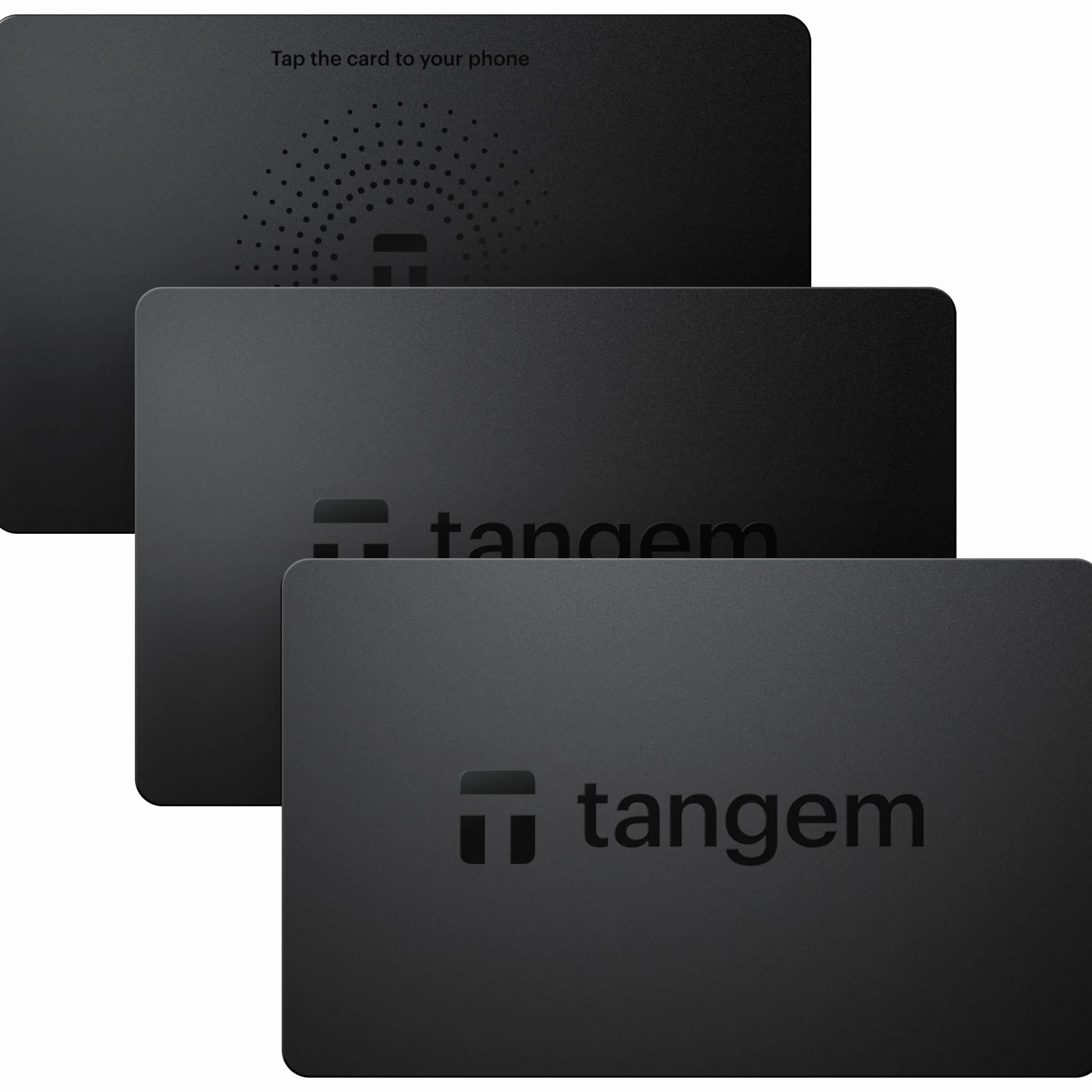 TANGEM Wallet 2.0 - Secure Crypto 3 Card Set Black (TG128X3-B)