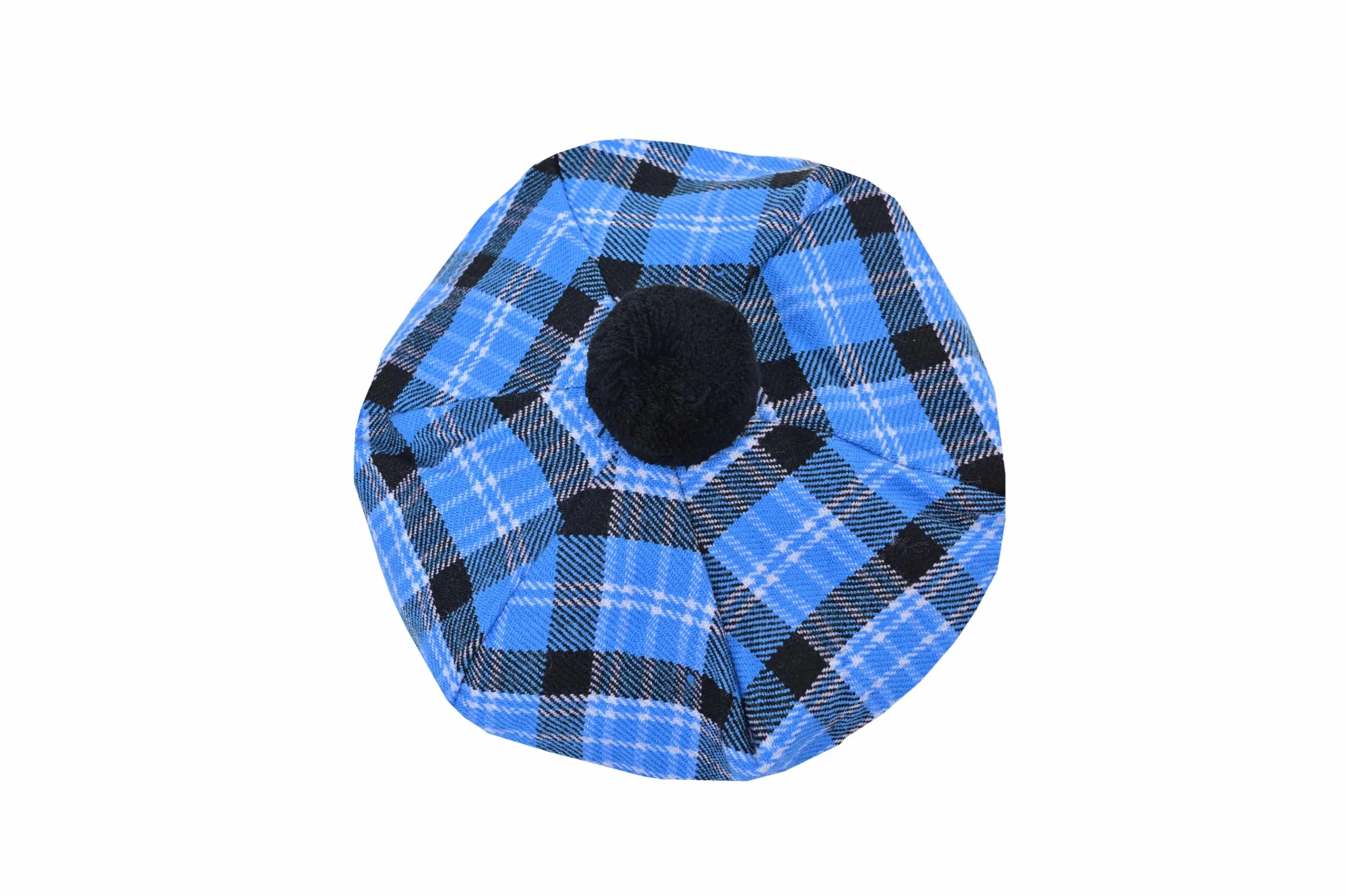 Scottish Tartan Tam O' Shanter Hat Tammy Bonnet Beret Balmoral Hat | Wełna akrylowa Tartan Tammie w różnych tartanach