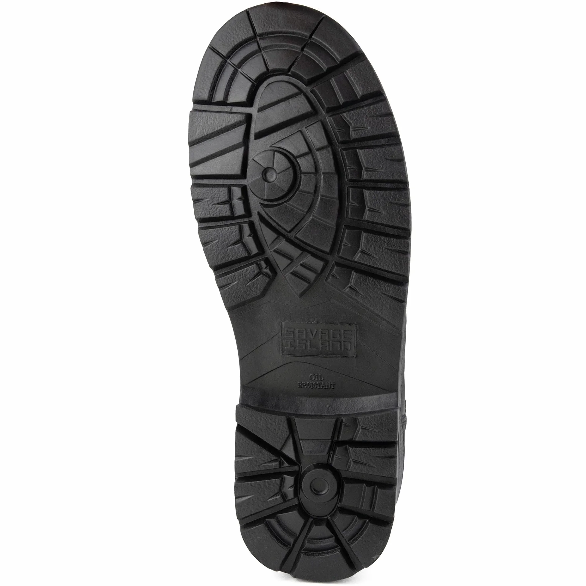 Savage Island Buty bojowe czarne skórzane patrol