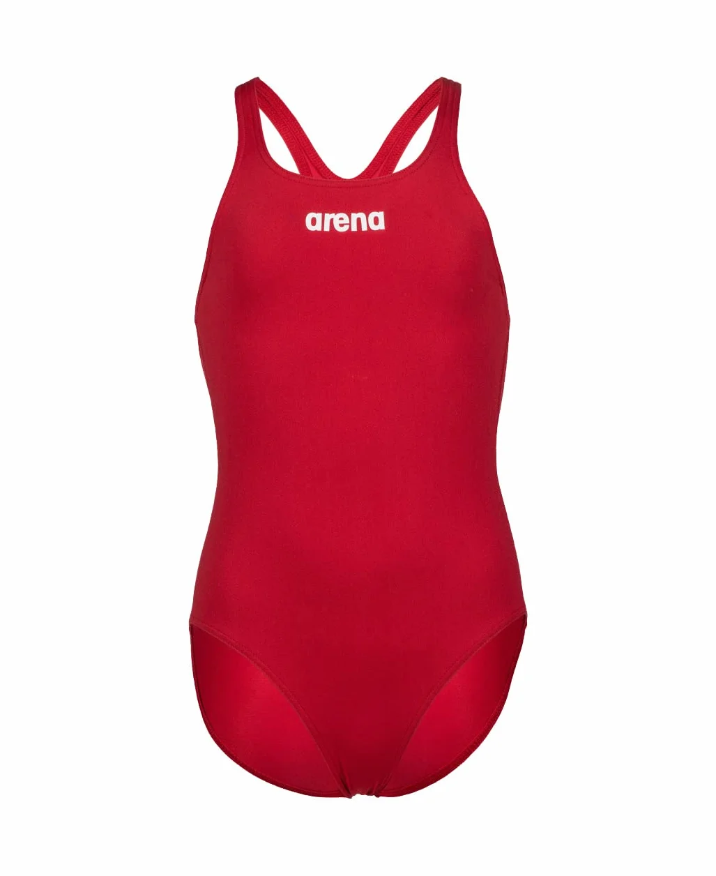 arena Solid Swim Pro Team jednoczęściowy kostium kąpielowy dla dziewcząt, szybkoschnący kostium kąpielowy, sportowy strój kąpielowy z tkaniny arena MaxLife Eco o maksymalnej odporności na chlor,