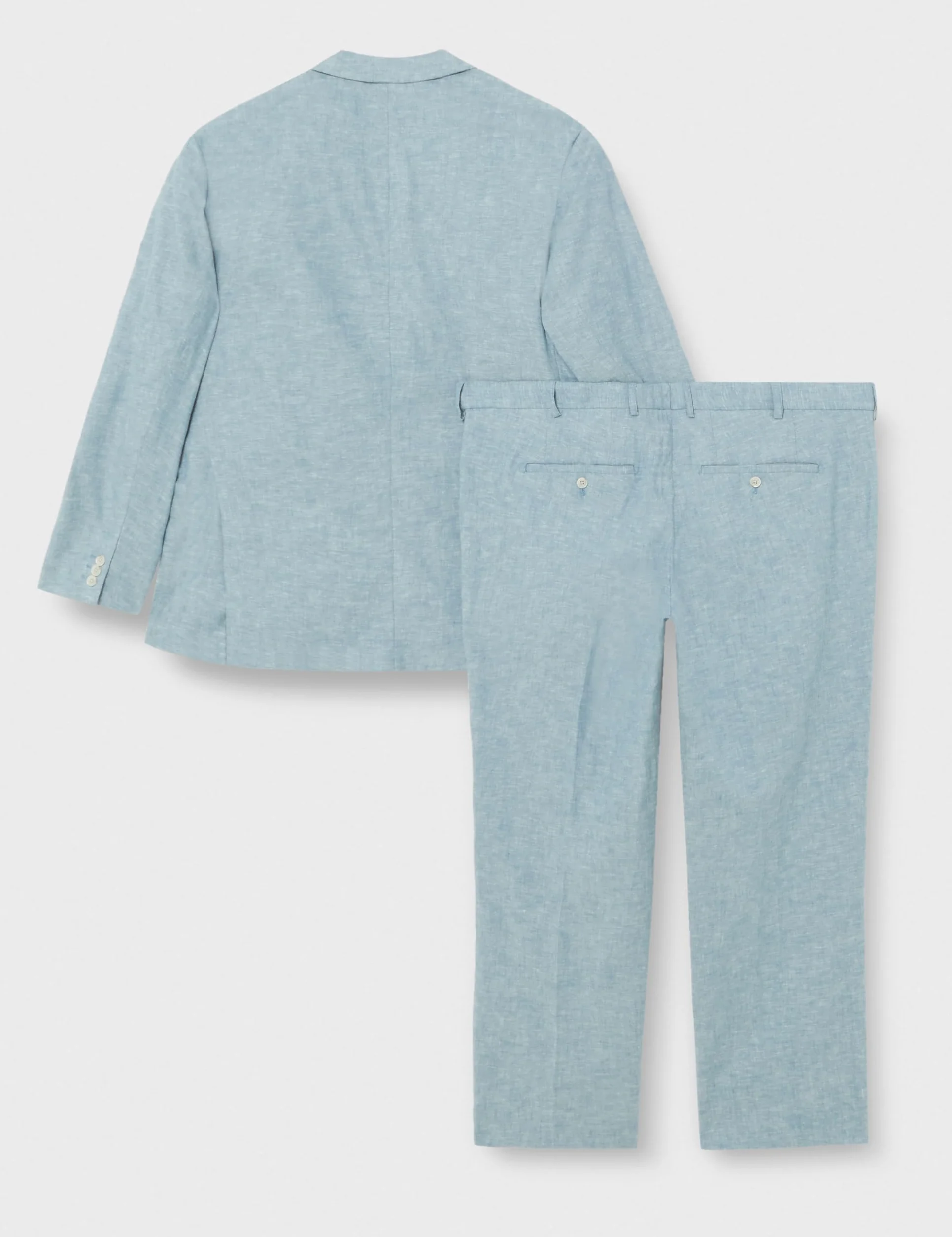 JACK & JONES Jprriviera Linen Suit Slim Fit Sn Pls garnitur męski, Troposphere/Fit: slim fit, 70 Duże rozmiary