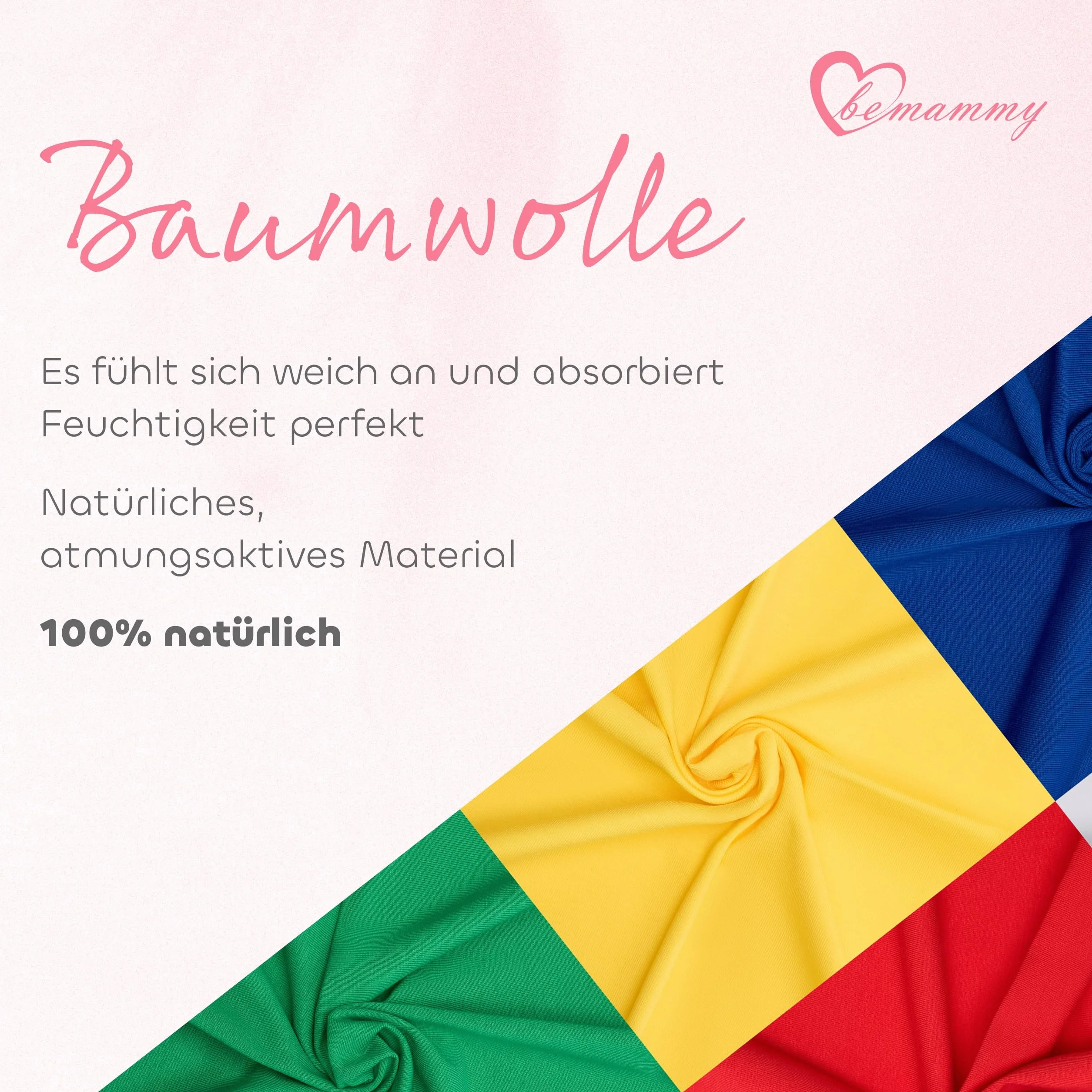 Be Mammy Legginsy Ciążowe Damskie Krótkie z Bio-Bawełny BE20-285