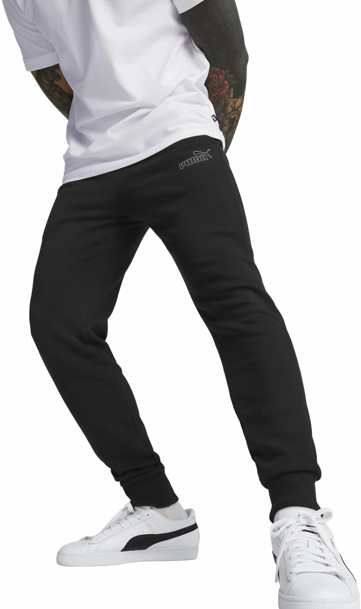 PUMA Ess Small Logo Sweatpants Tr Cl - Spodnie z dzianiny Mężczyźni