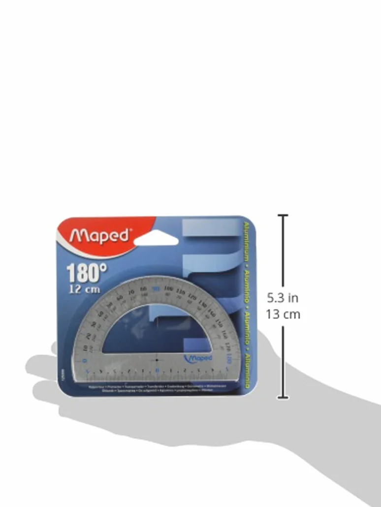 Maped 129200 kątomierz, aluminium