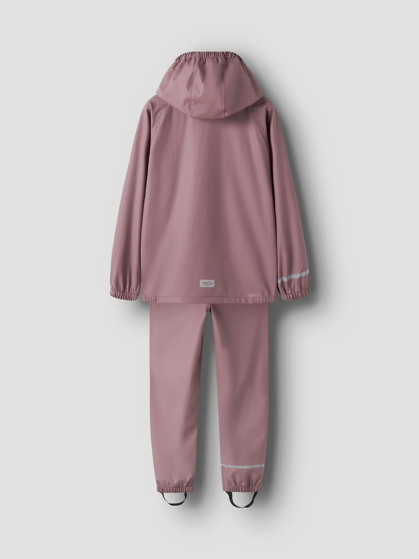 NAME IT Nkndry10 zestaw przeciwdeszczowy dla dzieci, uniseks, Wistful Mauve, 116