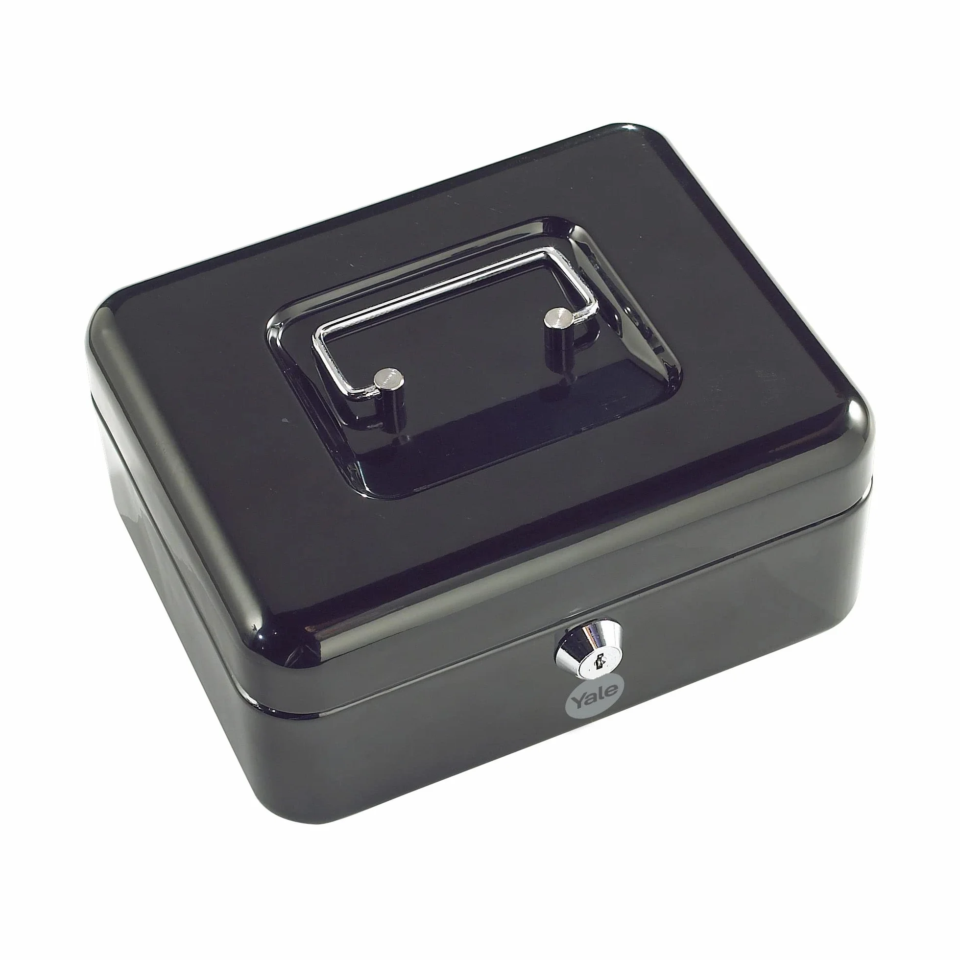 Yale YCB/080/BB2 Kasetka na pieniądze mała, 15.2x8x11.8 cm, czarna