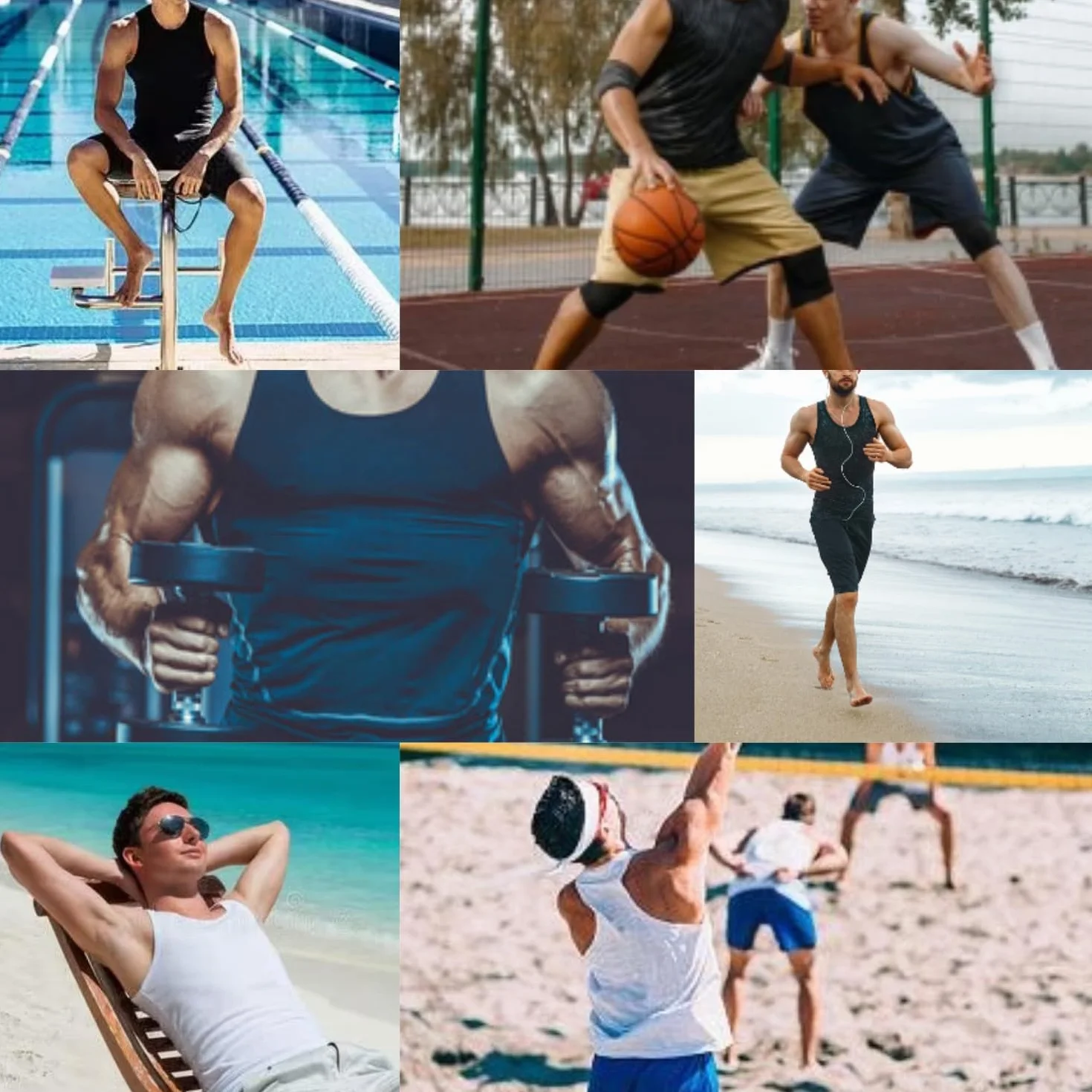 Męska Sportowa bez rękawów,koszulka kompresyjna,Sleeveless Quick Dry Oddychający bazowa do biegania Tank Tops,sportowy rękawem koszulka fitness Topy