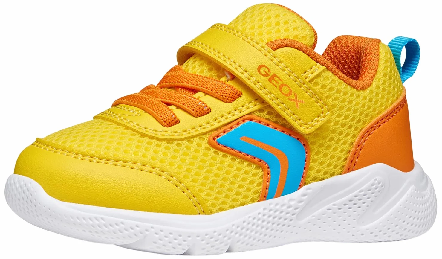 Geox B SPRINTYE Boy C Sneakers, żółte/pomarańczowe, 26 EU