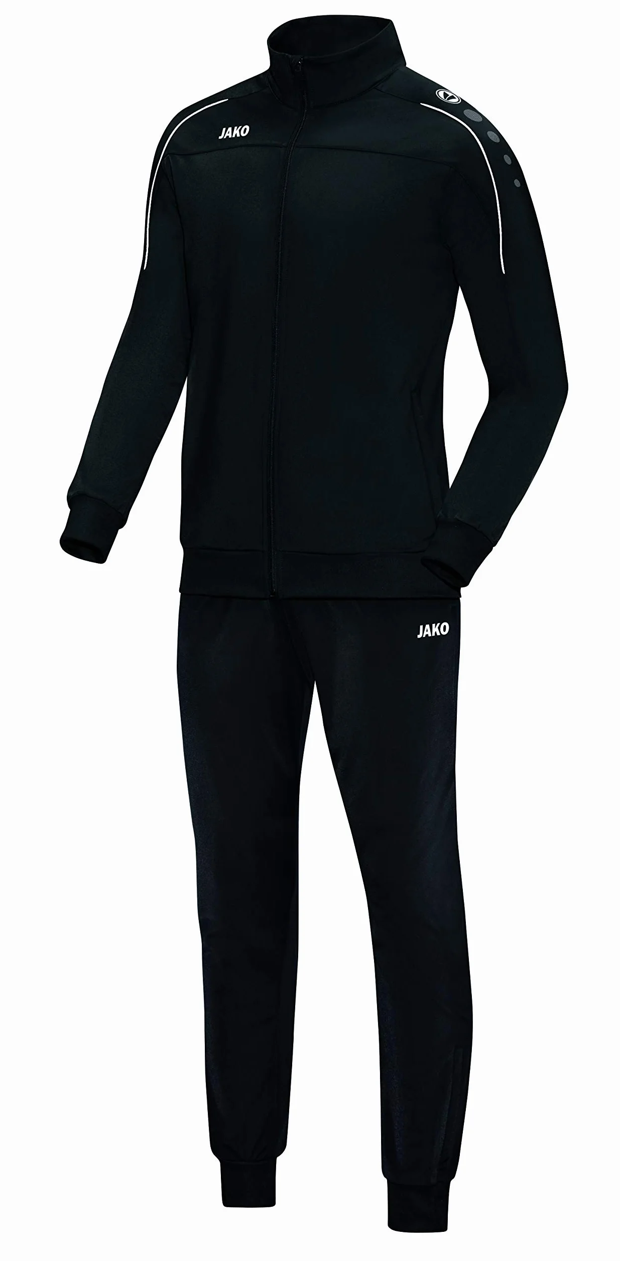 JAKO Dziecięcy dres treningowy, uniseks, poliester, Classico, czarny, 140