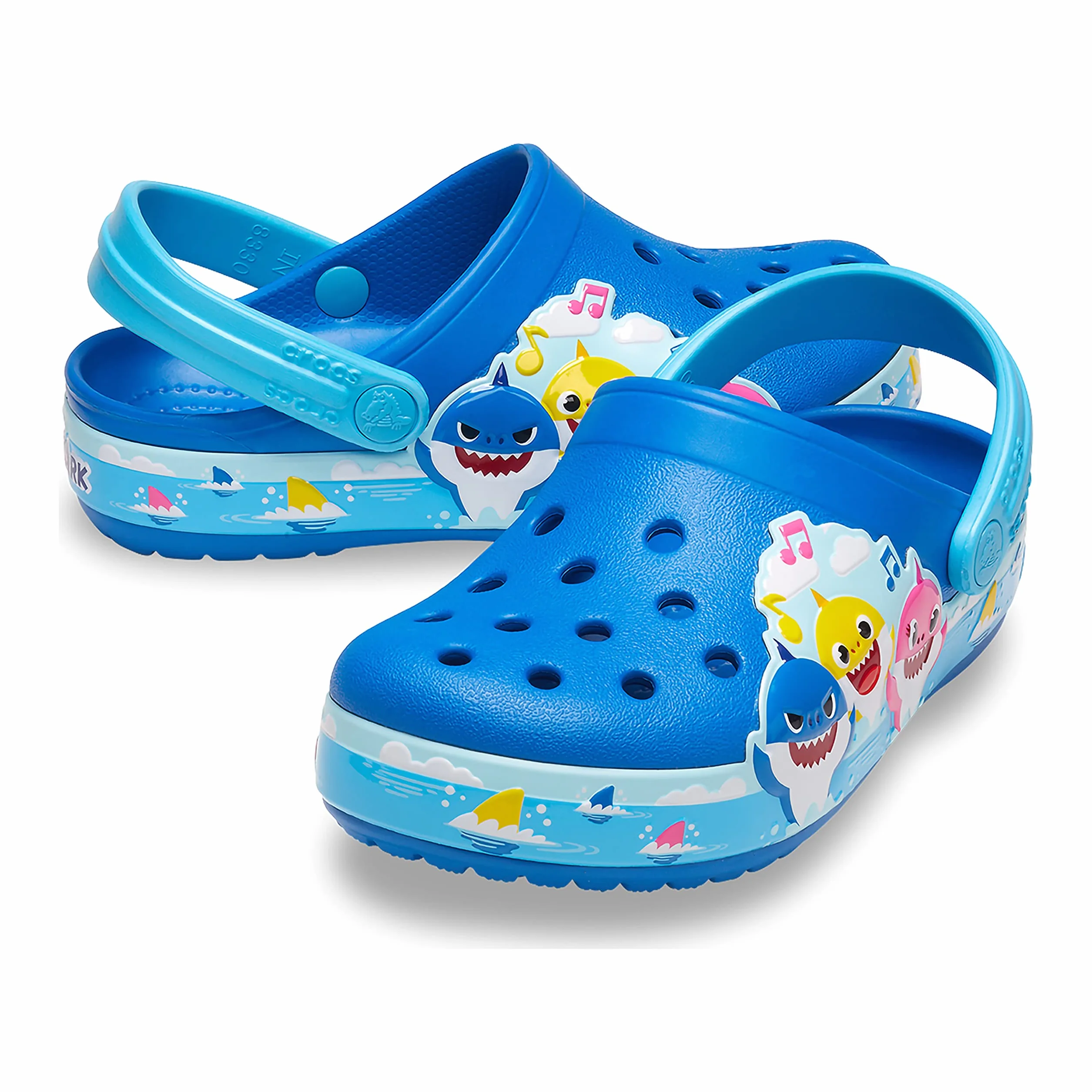 Crocs Uniseks - dzieci Crocs FL Baby Shark Band Clog TChodak