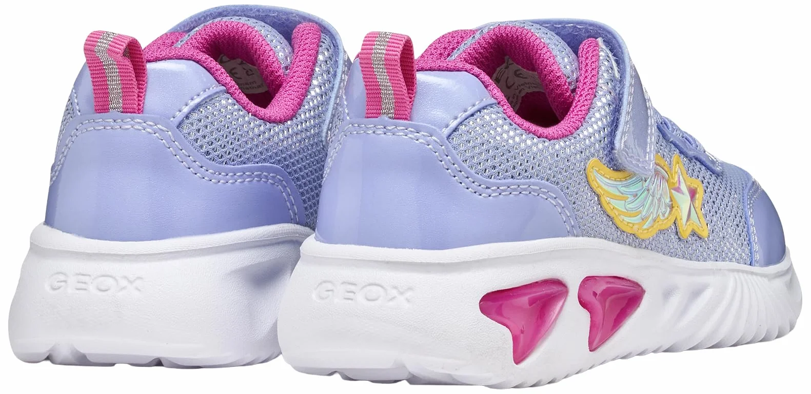 Geox J Assister Girl B Sneakers, lawendowe/fuksja, 31 EU