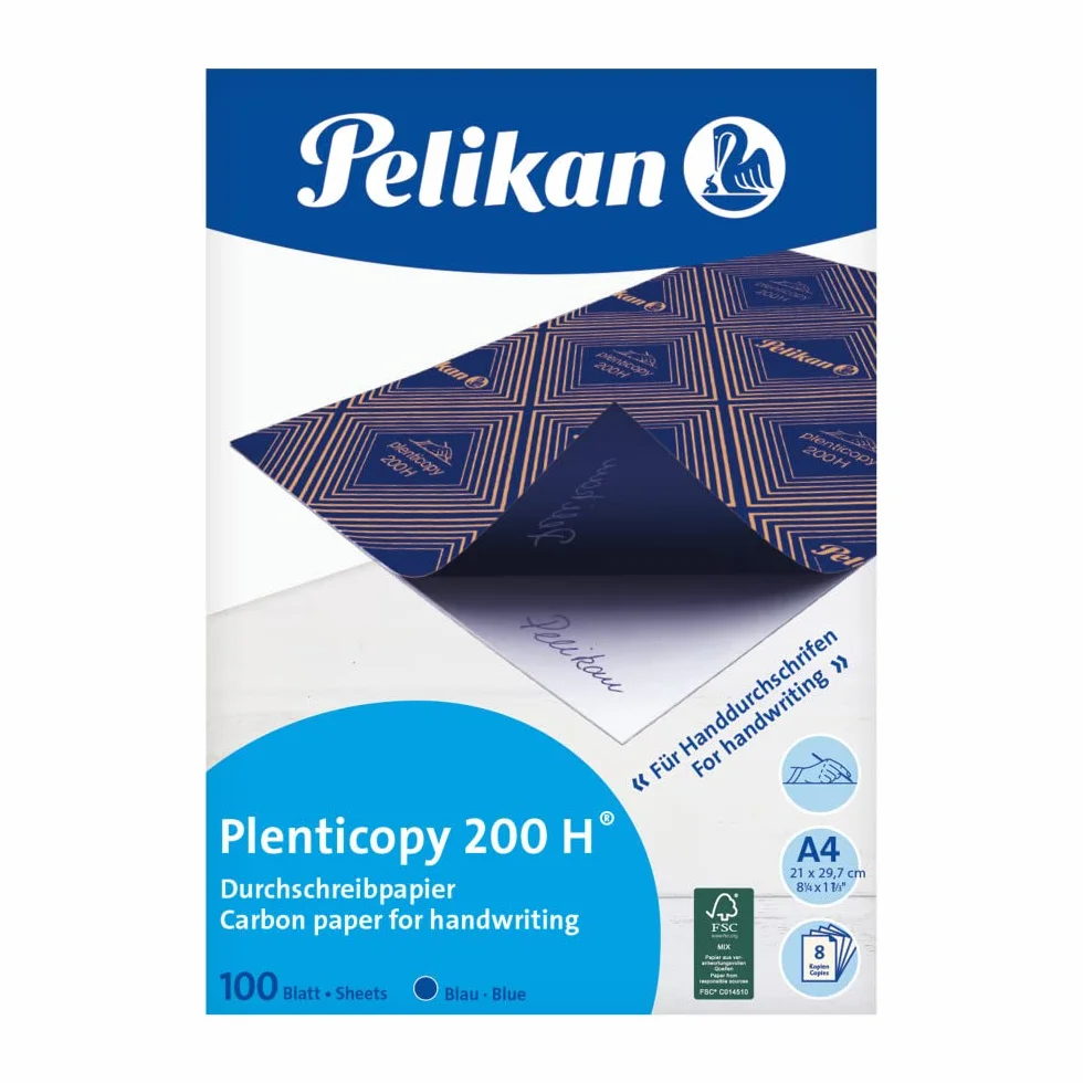 Kalka ołówkowa, niebieska, 200H, 100 sztuk