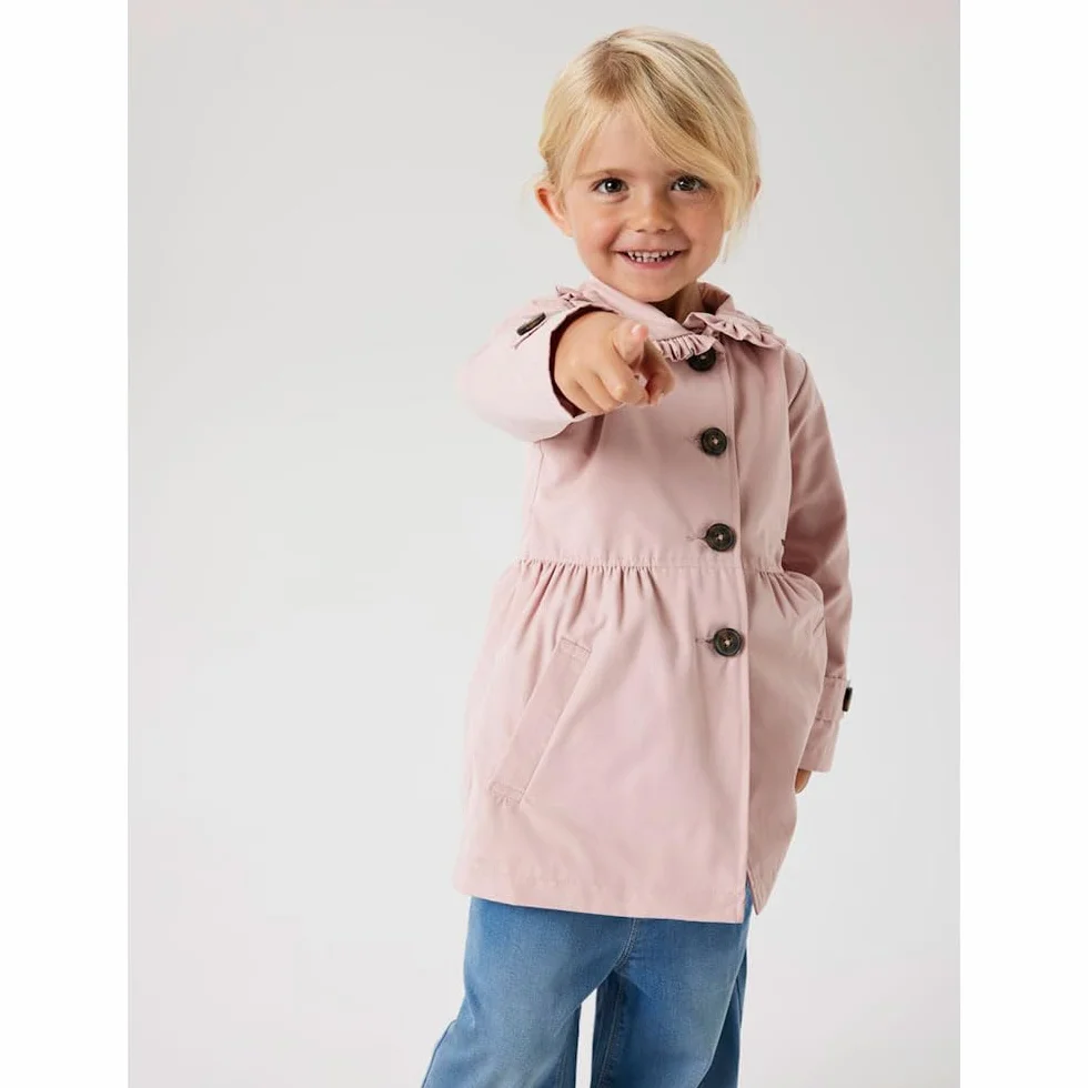 Name it mini Dziewczęca Nmfmadelin trencz Coat Noos, Blada Mauve, numeric_104
