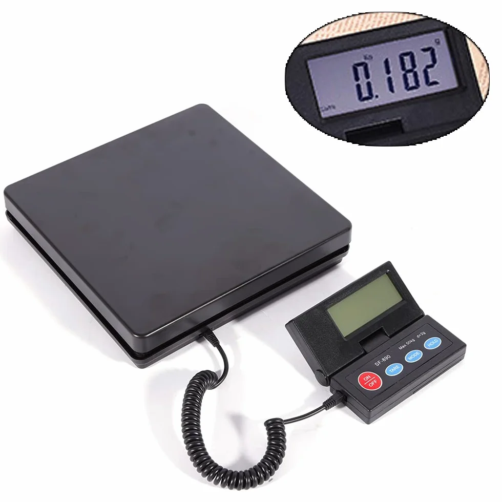 Waga zwierzęca, do 50 kg, D = 2 g, rozciągliwa, precyzyjna, przełączanie, waga weterynaryjna z ekranem LCD, do fabryki, apteki, sklepu budowlanego, ekspresowego