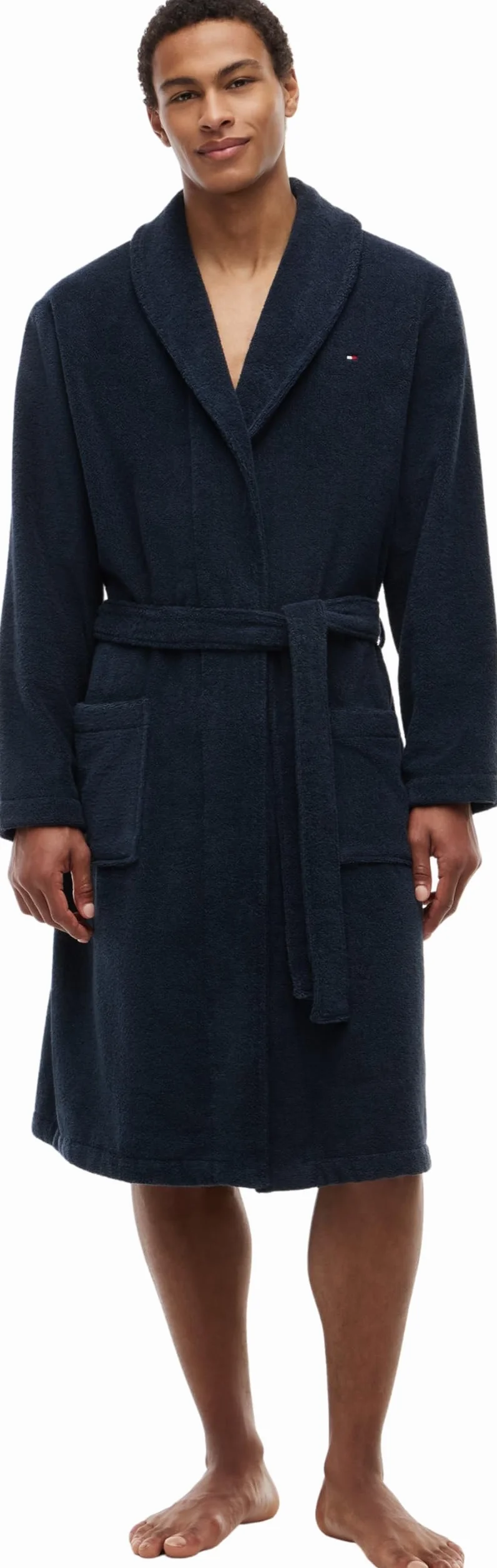 Tommy Hilfiger szlafrok Mężczyźni Szlafrok kąpielowy Icon (1 w zestawie)
