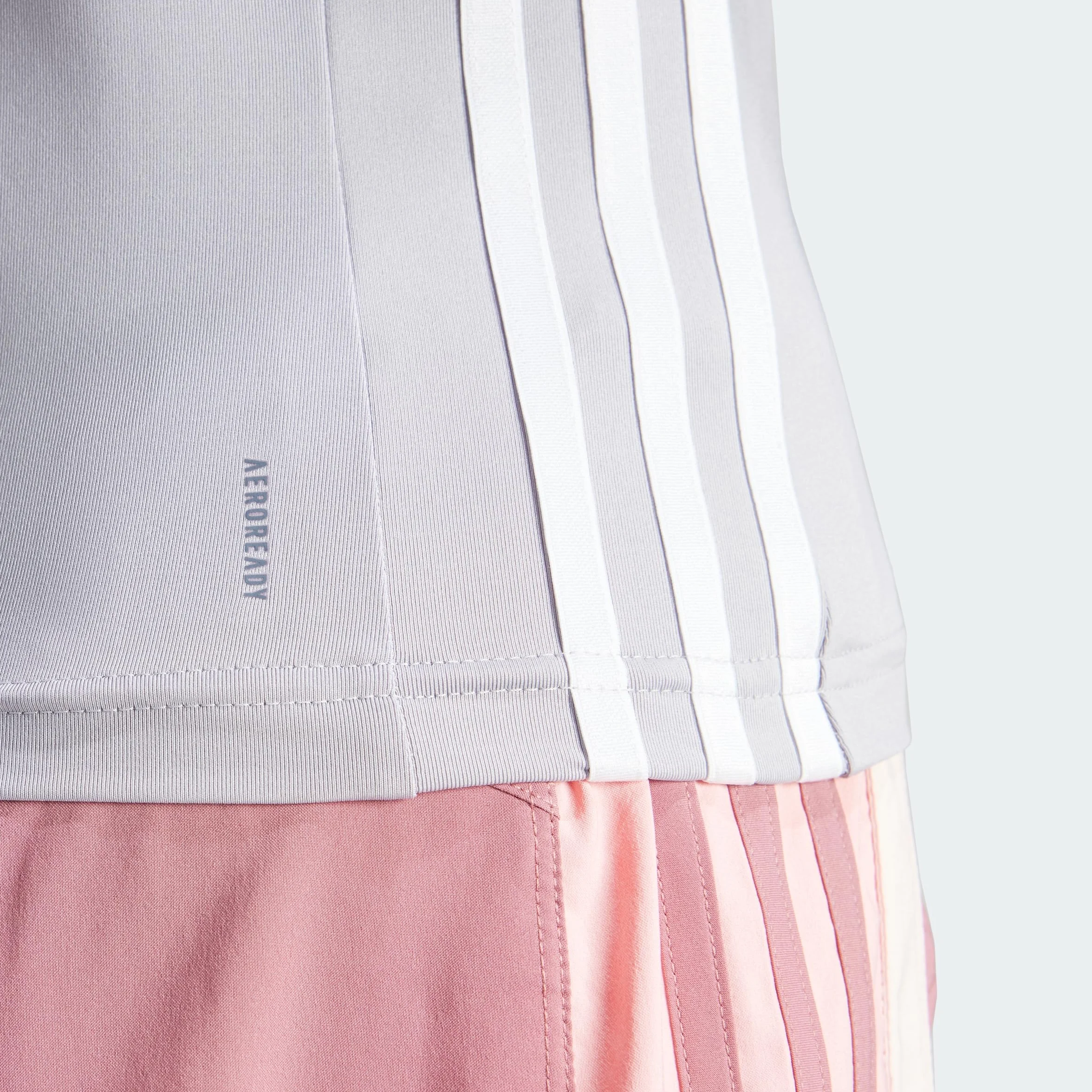 adidas Kobiety AEROREADY Train Essentials Regular 3-Stripes Tank Top, glory grey/white, XL