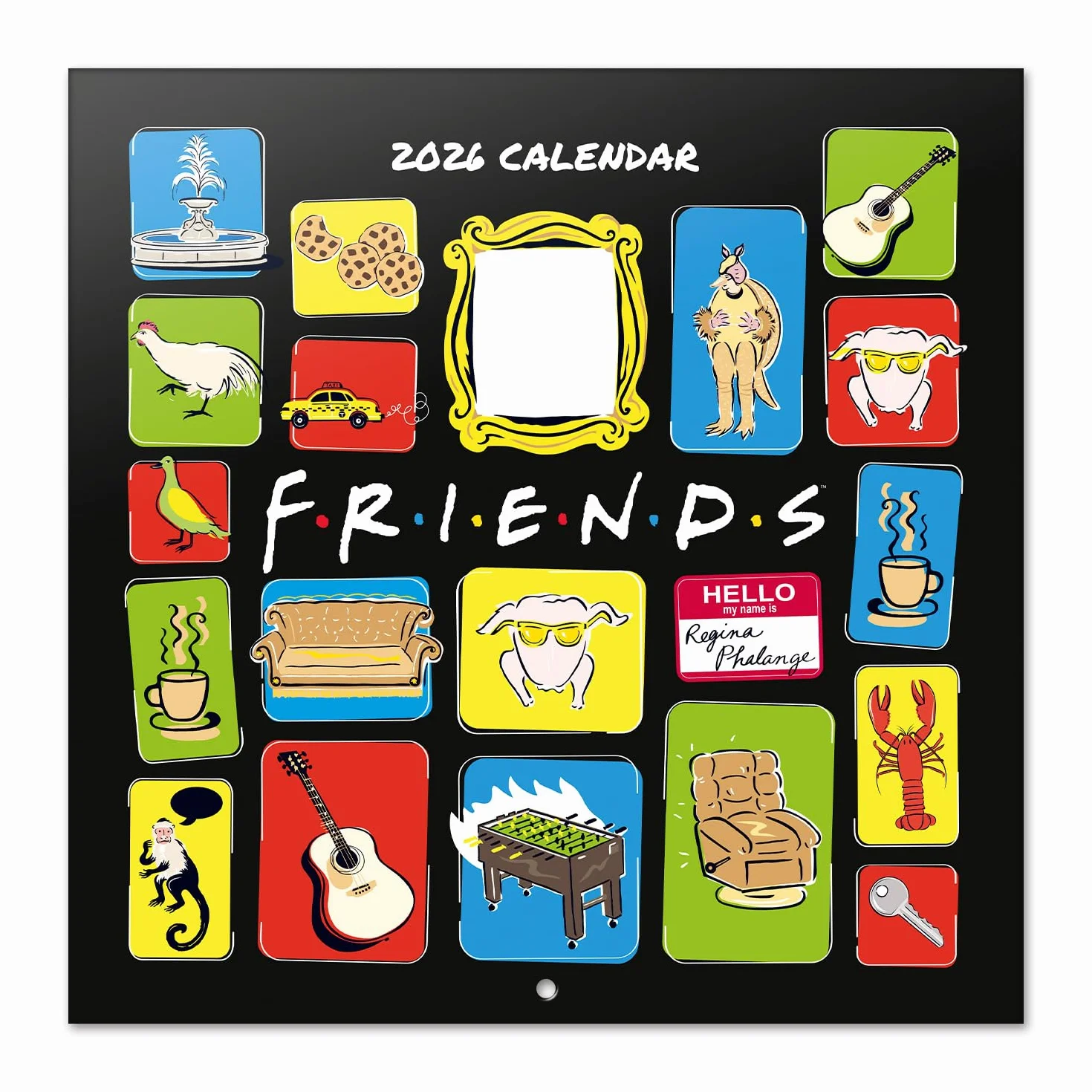 Grupo Erik Wall Calendar 2026 - Friends Calendar 2026 | Square 30 x 30 cm - 12 x 12 inches Wall Planner, Family Planner Month To View | TV Show Gifts For Friends