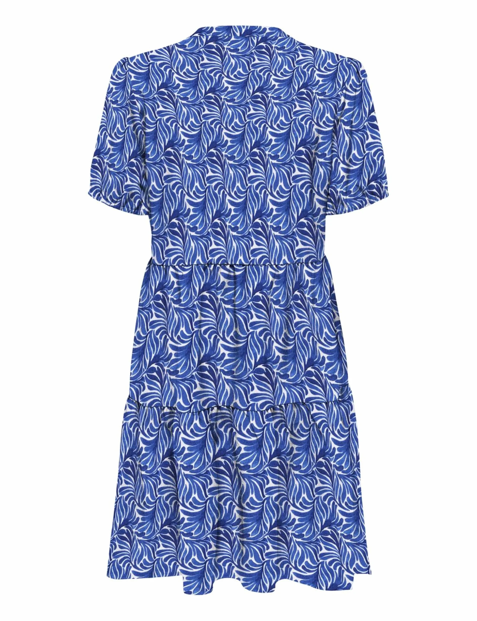 ONLY Damska sukienka Onlnova Life Elite S/S Thea AOP, niebieski, XS