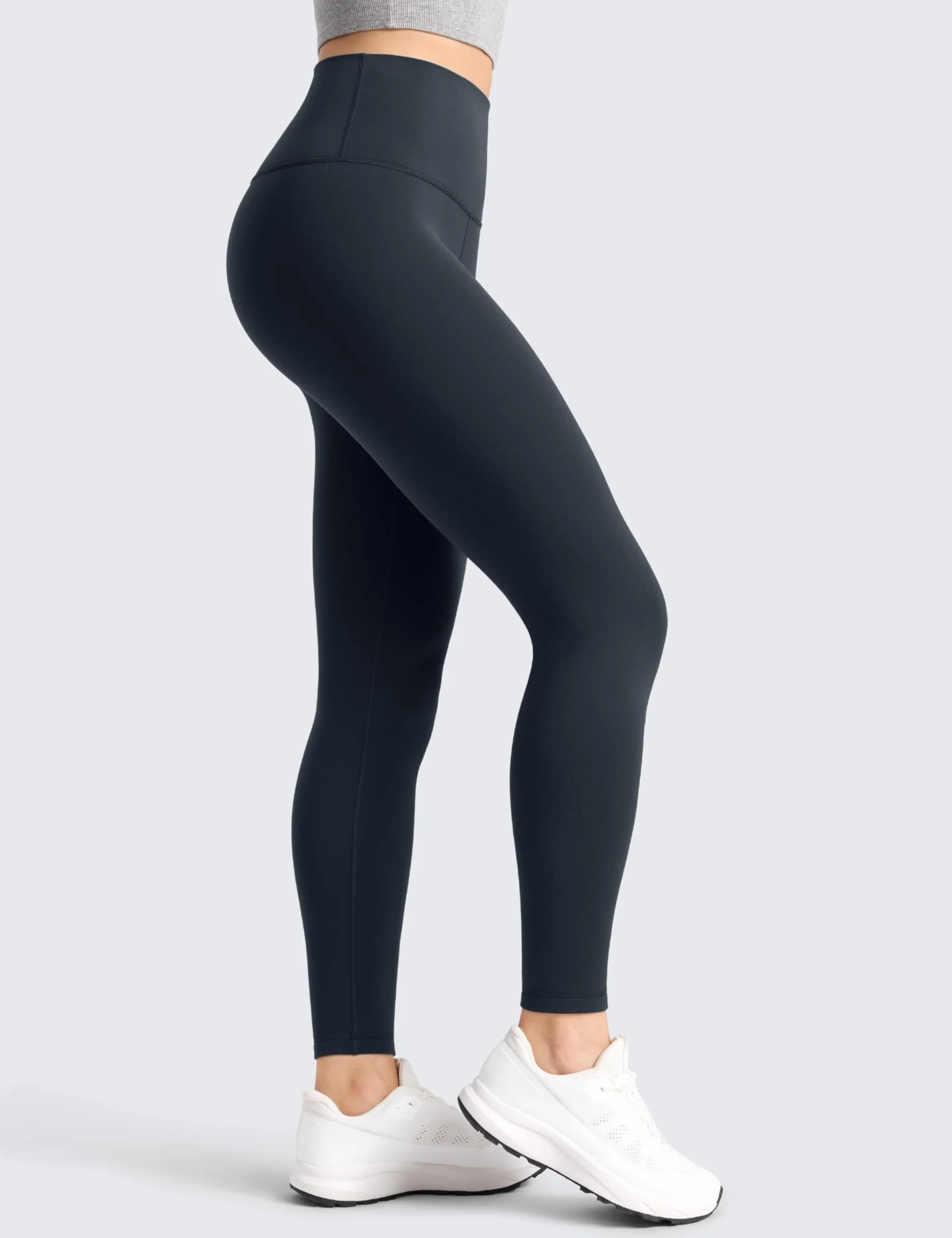 CRZ YOGA Damskie legginsy z podszewką z polaru, 28 cali – ciepłe, zimowe, codzienne, do ćwiczeń jogi, wędrówek, z wysokim stanem, termiczne