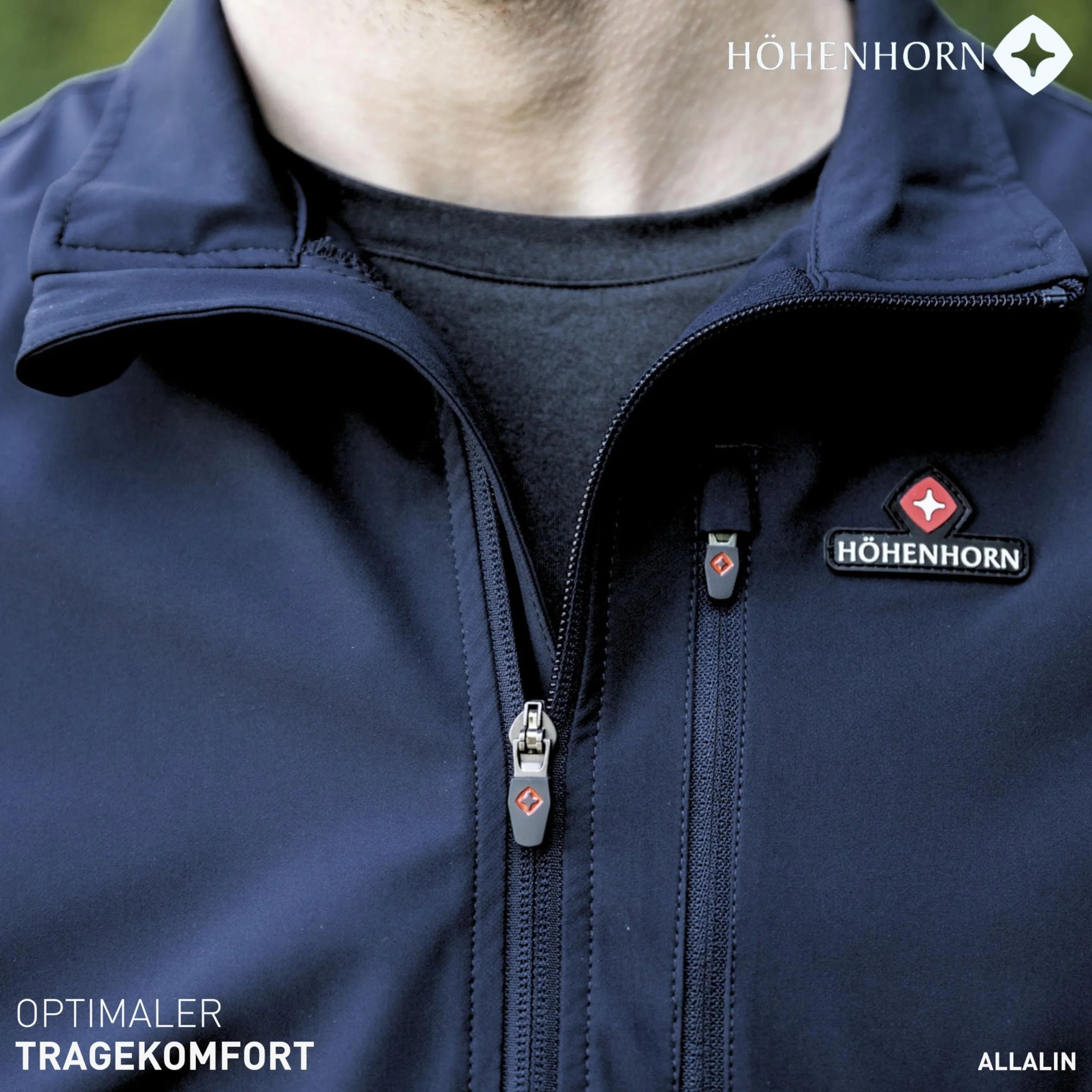 Höhenhorn Allalin męska lekka kamizelka softshell outdoorowa jogging kamizelka softshell