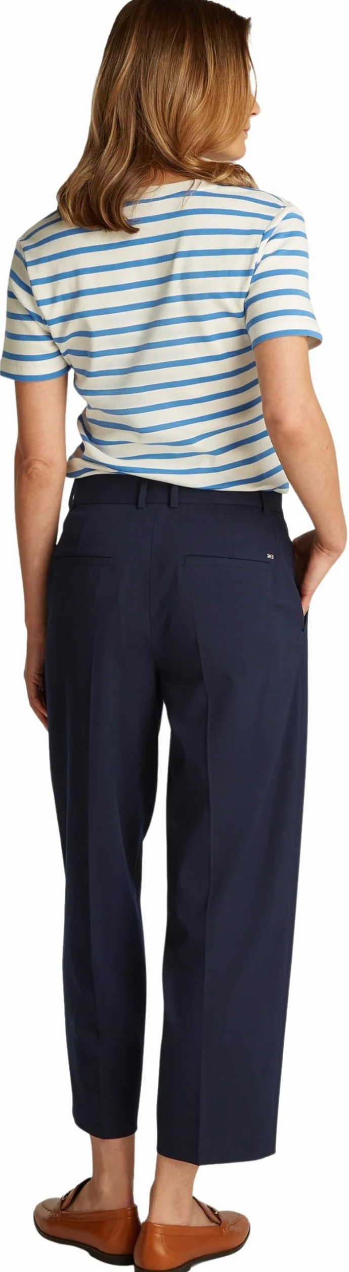 Tommy Hilfiger Lw Bi-stretch Tapered Pants Ww0ww44793 - LW spodnie ze stretchem WW0WW44793 Kobiety