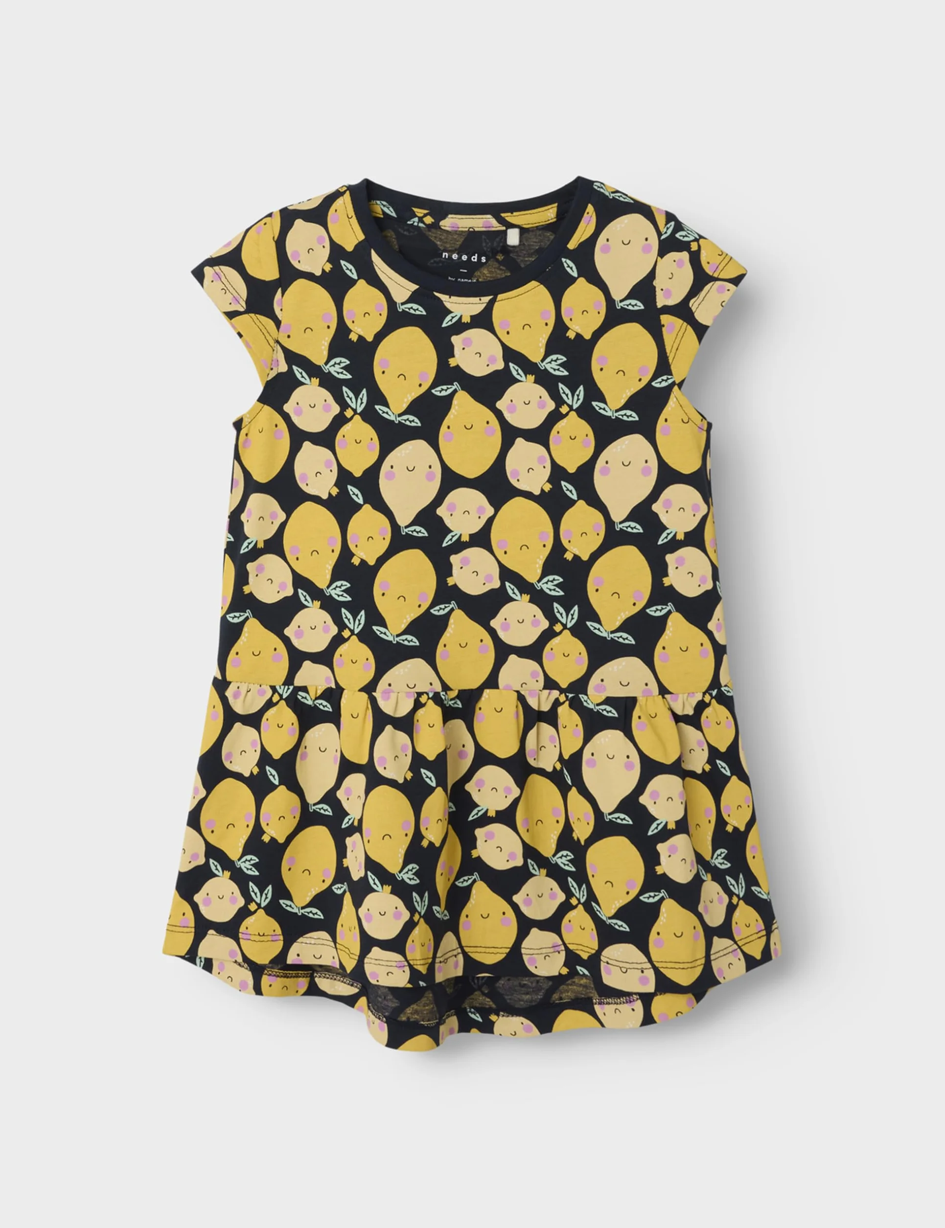 NAME IT Sukienka z dżerseju Dziewczynki Nmfvigga Capsl Dress F1 Noos