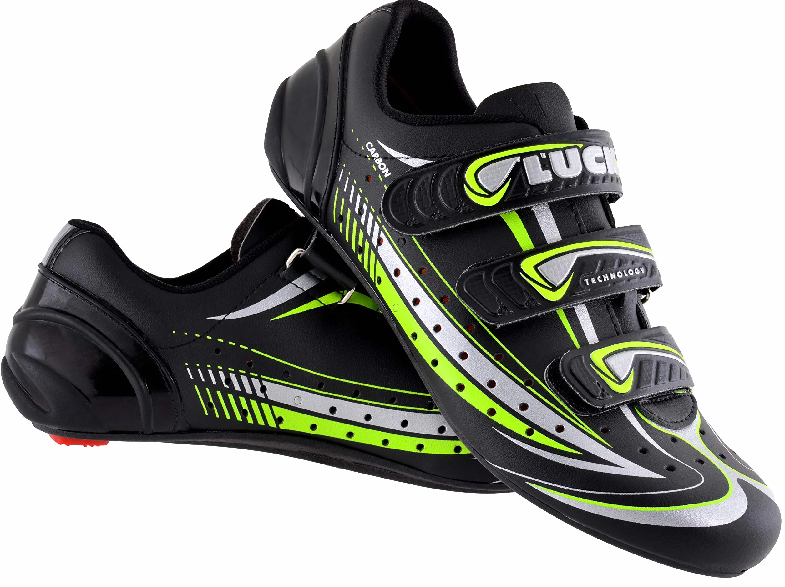 LUCK Mega Sneaker Rowerowy z węglem i potrójnym paskiem na rzep.
