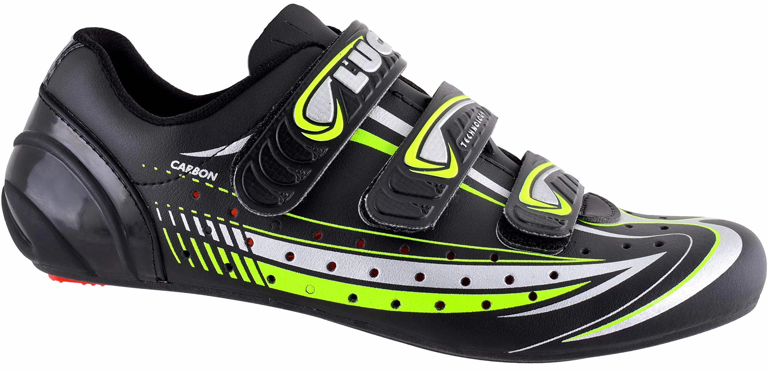 LUCK Mega Sneaker Rowerowy z węglem i potrójnym paskiem na rzep.