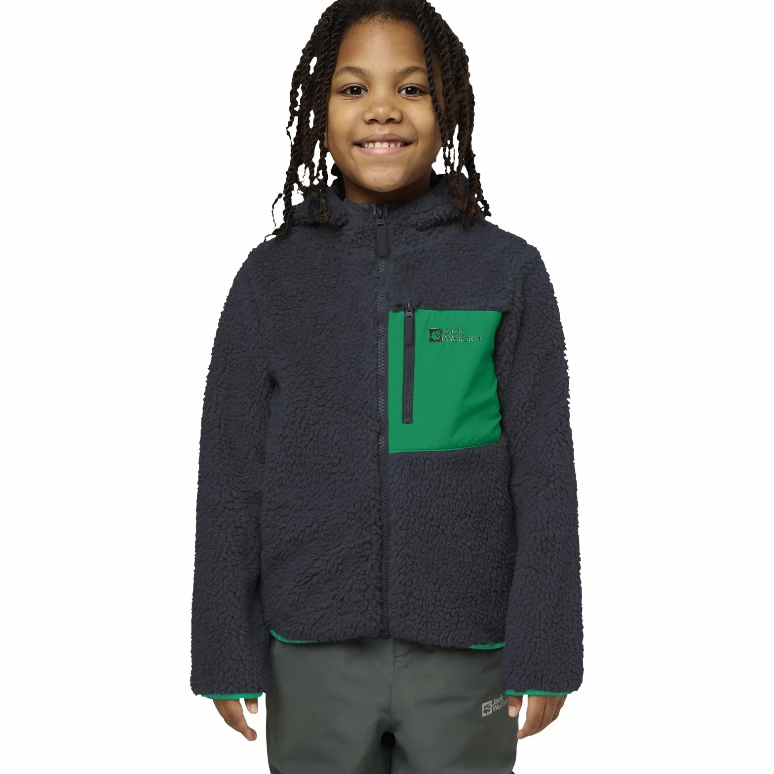 Jack Wolfskin Kurtka chłopięca Ice Curl Hood Jacket K Jacket