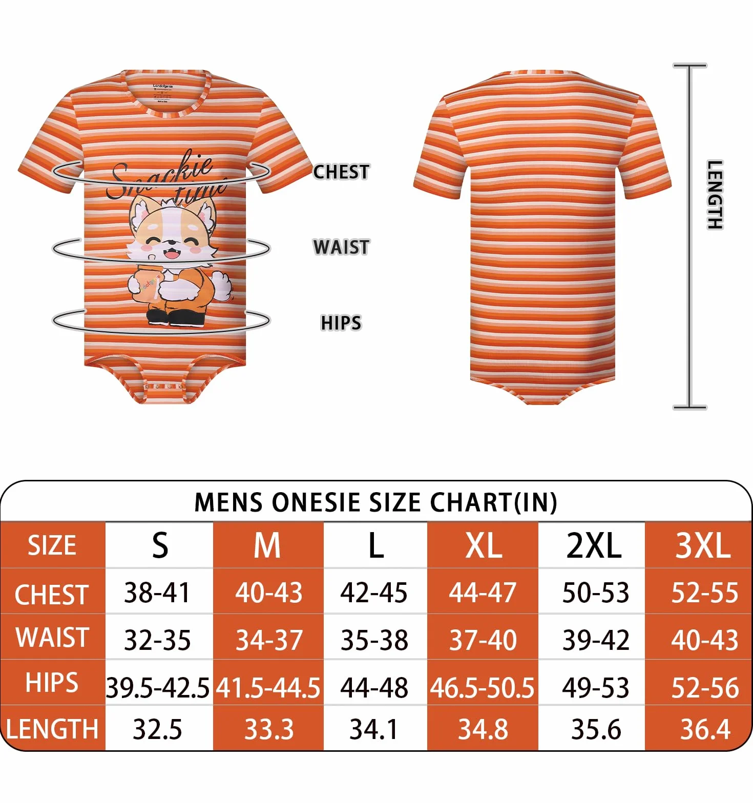 Landofgenie Mężczyźni Pidżama Bodysuit One Piece Rompers Krótki Rękaw Koszula Onesie Piżamy w paski