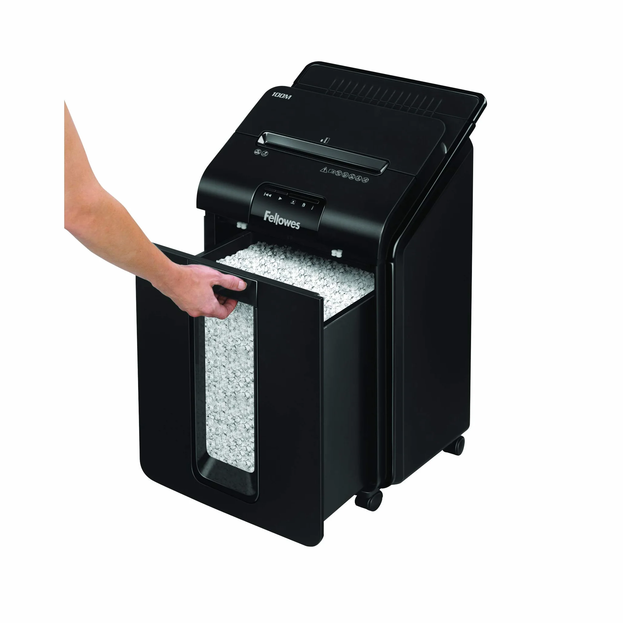 Fellowes 4629201 Niszczarka Do Dokumentów, Czarny, 100 Arkuszy